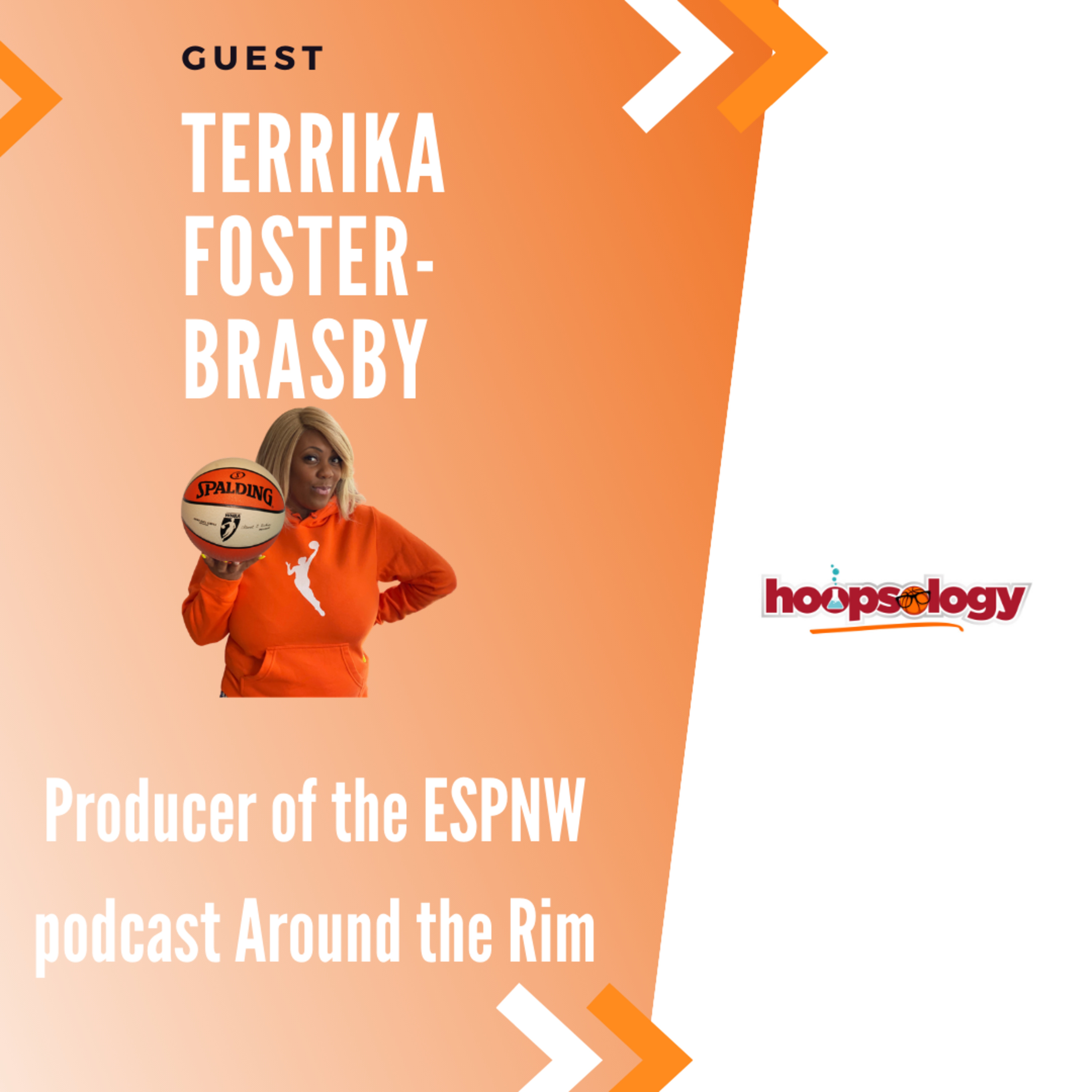 Interview with Producer of ESPNW Podcast Around the Rim Terrika Foster-Brasby episode artwork