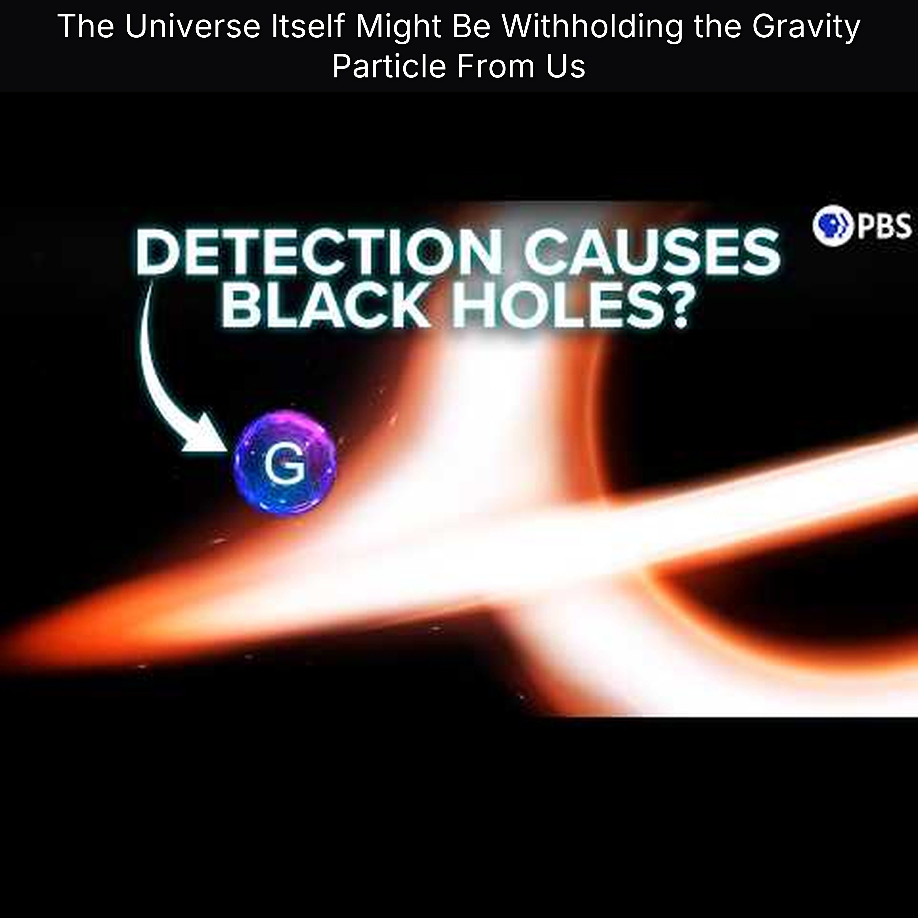 The Universe Itself Might Be Withholding the Gravity Particle From Us