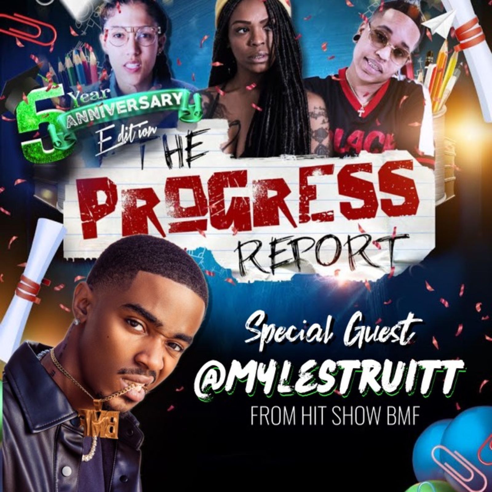 Myles Truitt speaks on playing B-Mickie on BMF series, killing Kato, acting with Wood Harris in The New Edition Story