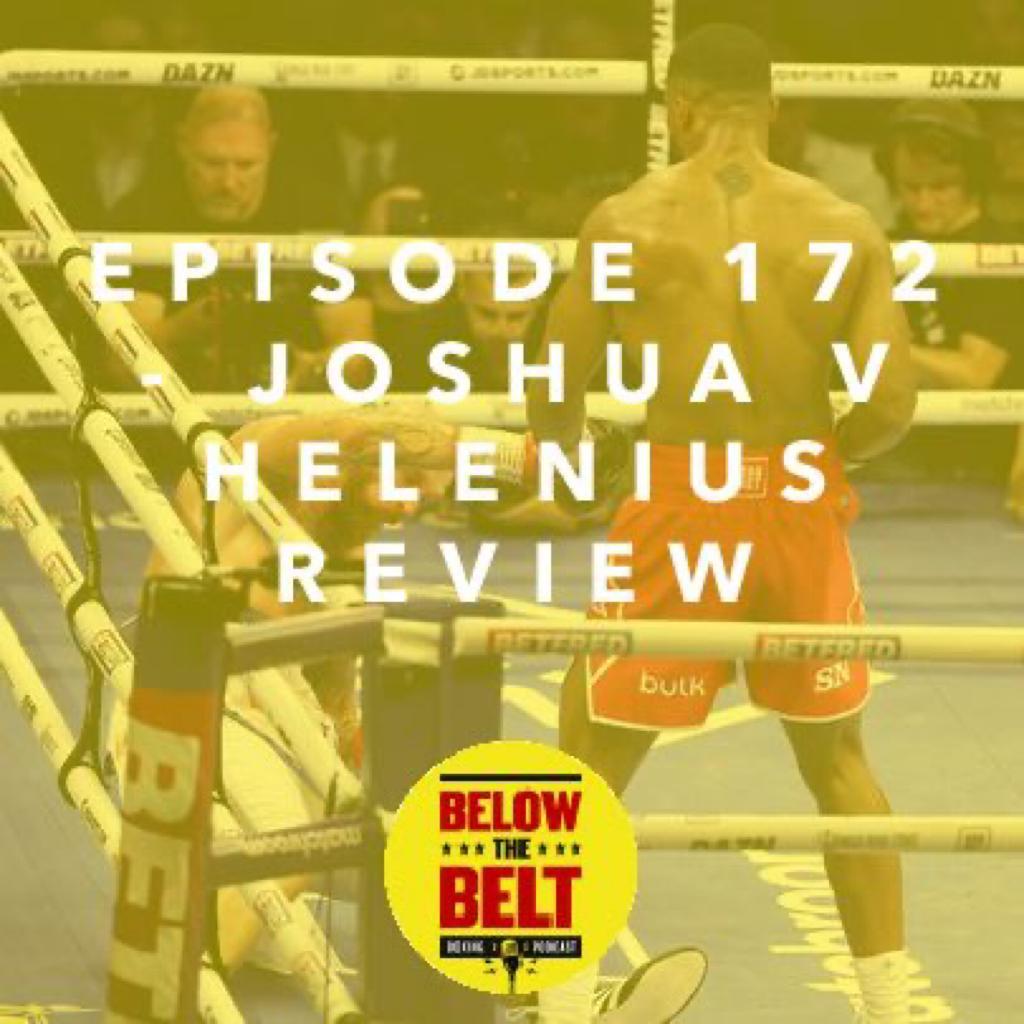 Ep. 172 - Joshua v Helenius Review episode artwork