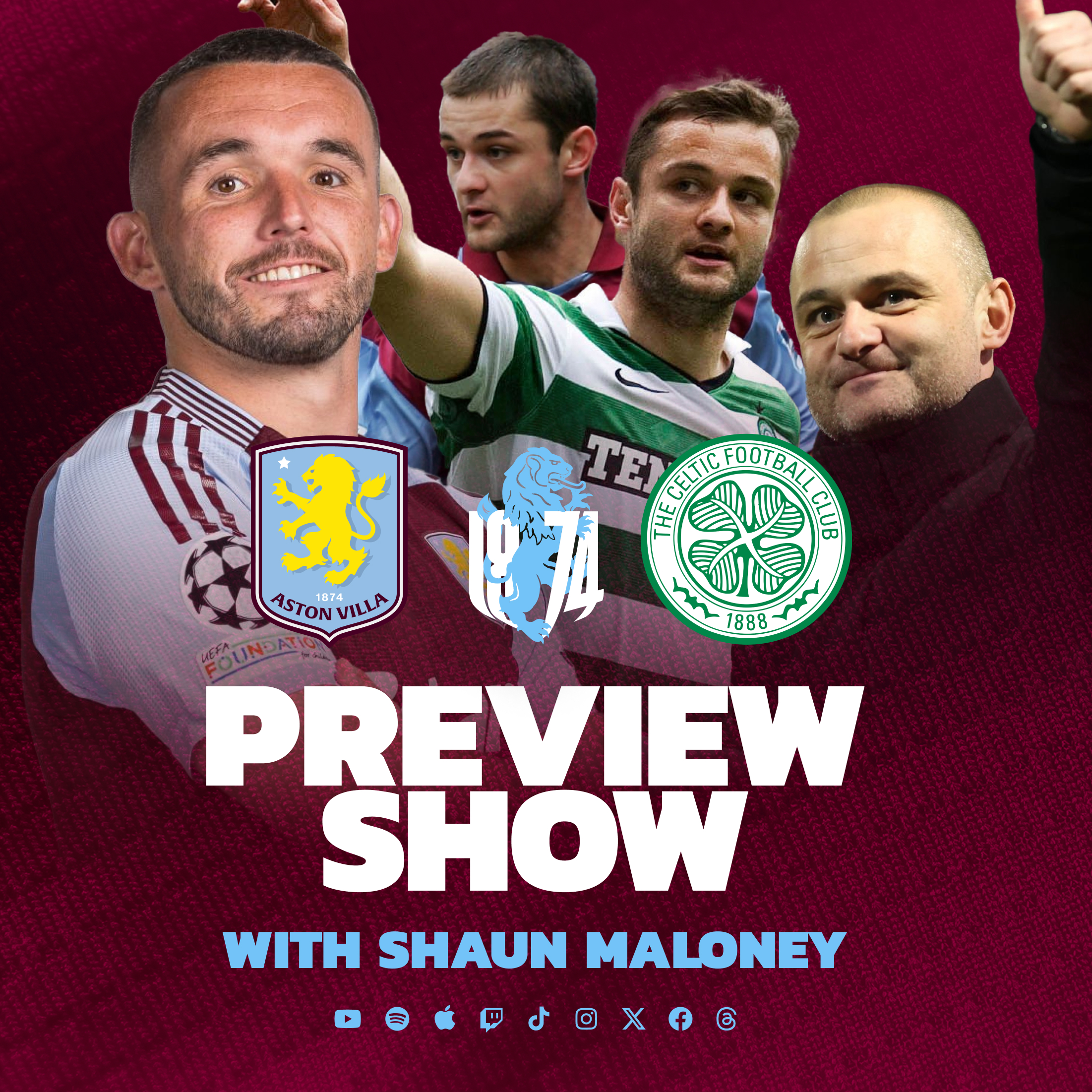 Match Preview: Aston Villa v Celtic with Shaun Maloney.