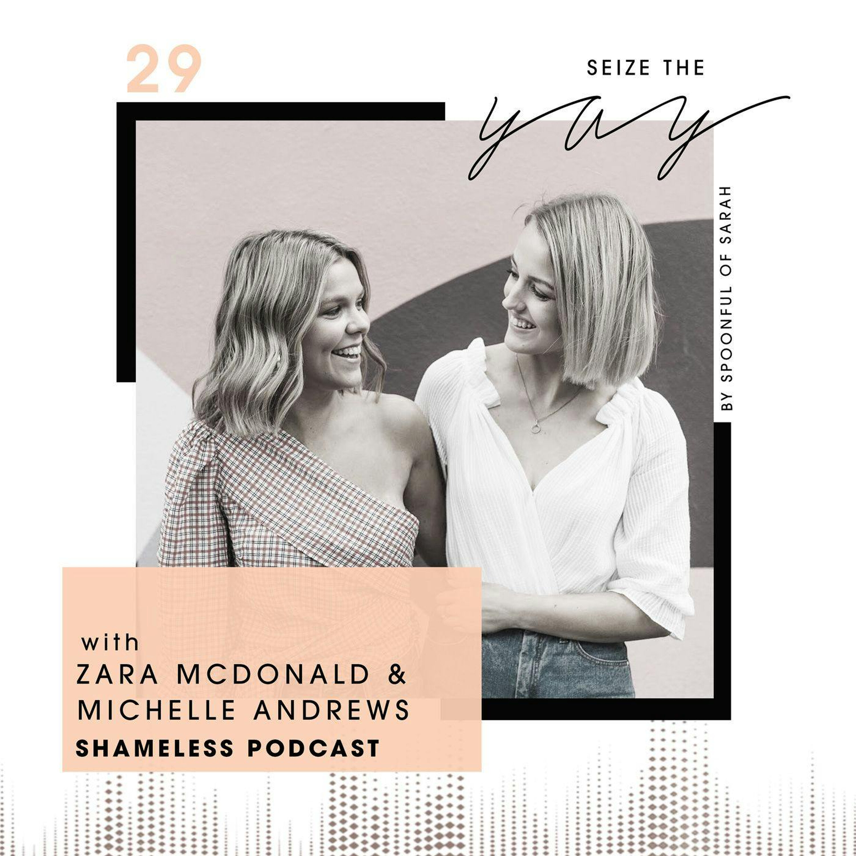 Zara McDonald & Michelle Andrews // The podcasters for smart women who love dumb stuff episode artwork
