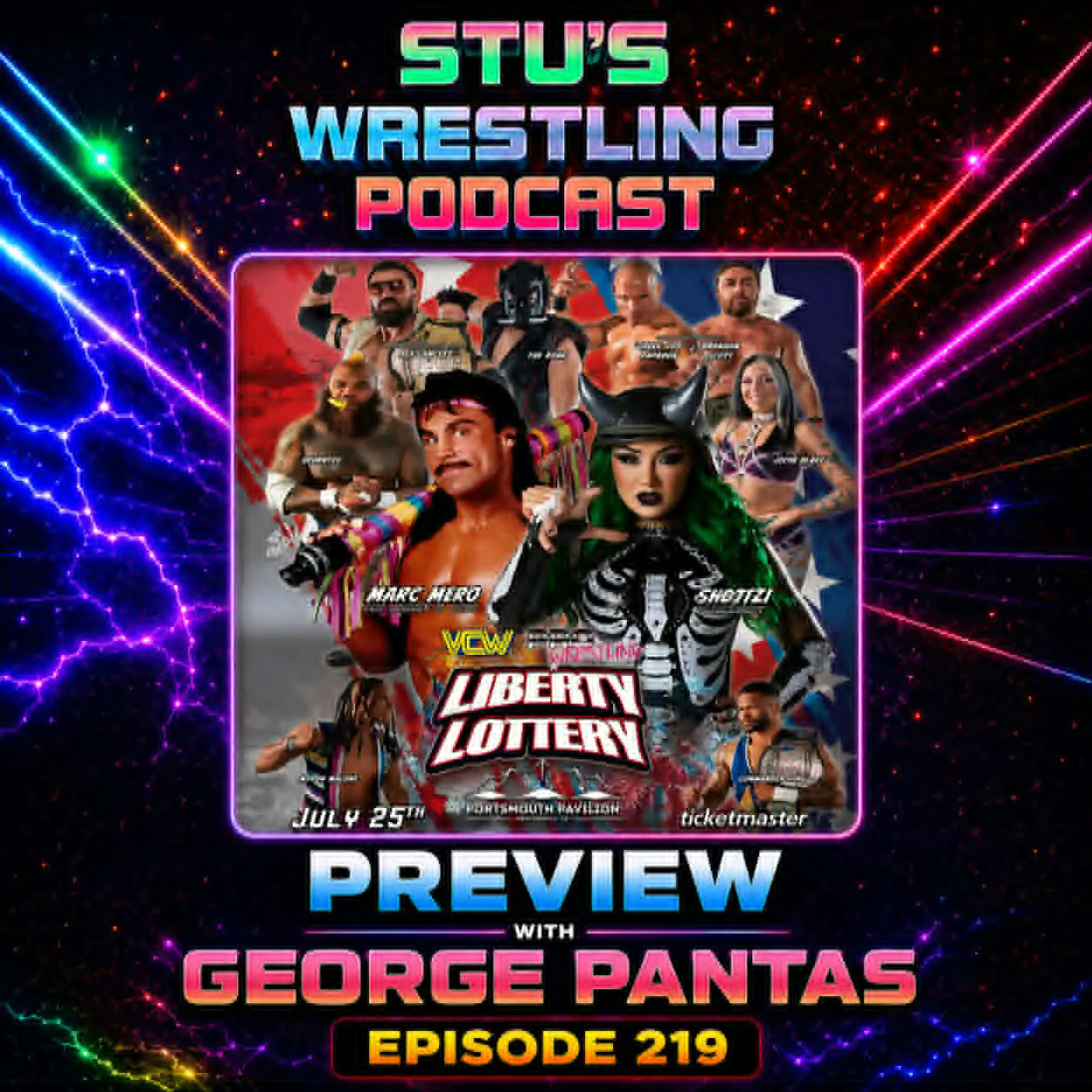 VCW LIBERTY LOTTERY EVENT PREVIEW WITH GEORGE PANTAS - EPISODE 219 episode artwork