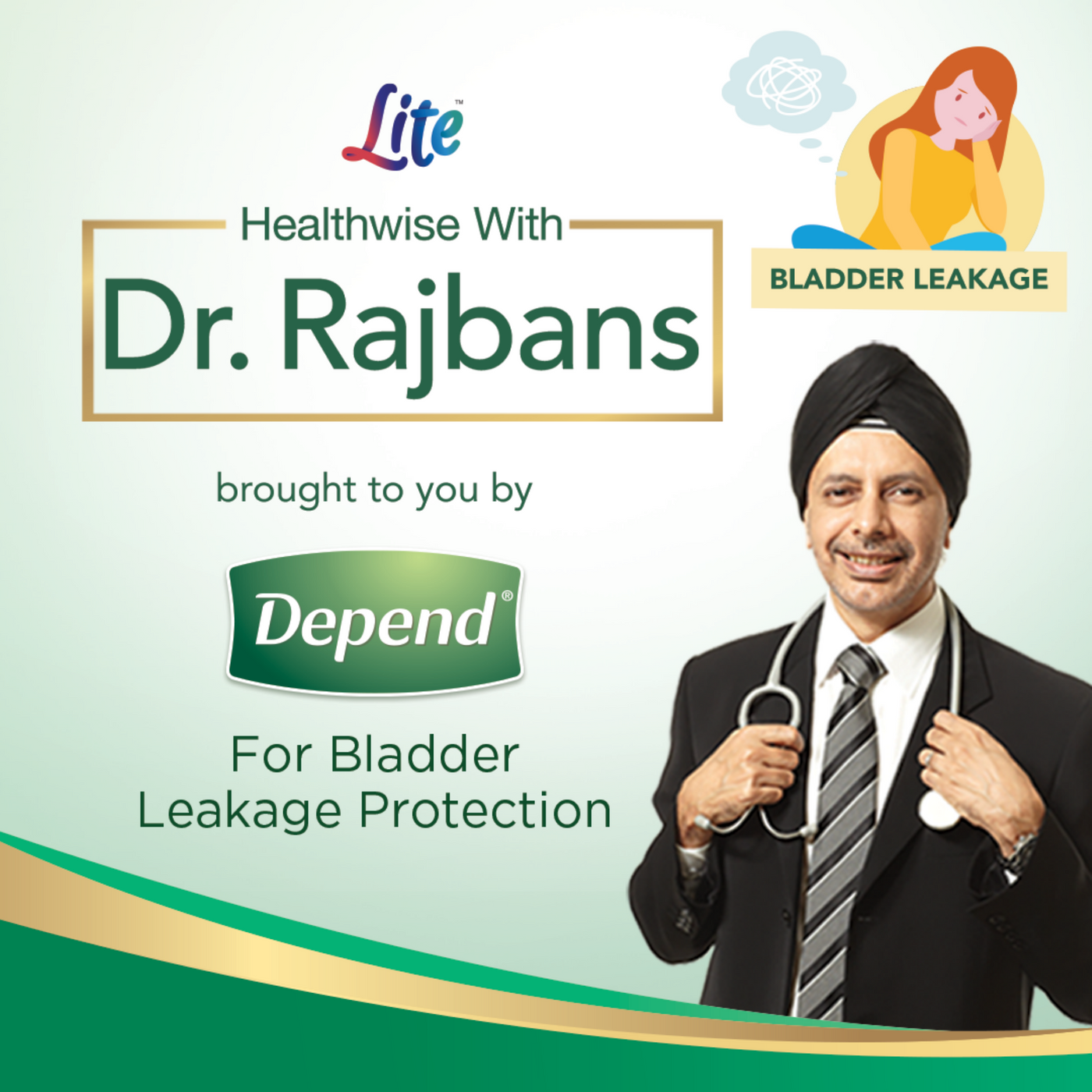 LITE | Bladder Leakage | Healthwise With Dr. Rajbans episode artwork