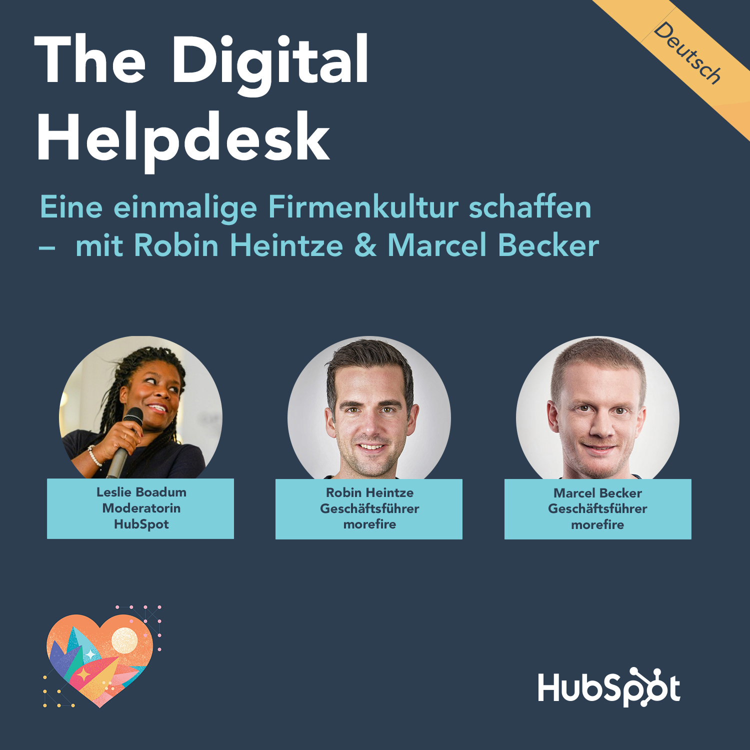 #041 Eine einmalige Firmenkultur schaffen mit Robin Heintze & Marcel Becker episode artwork