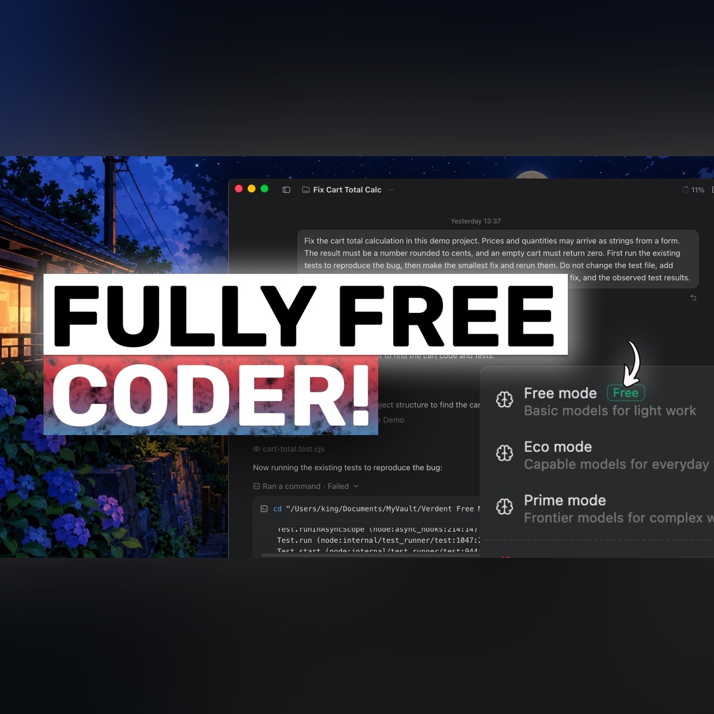 FREE Mode Coder: This is LITERALLY $0 - NO SUBSCRIPTION FREE CODER! episode artwork