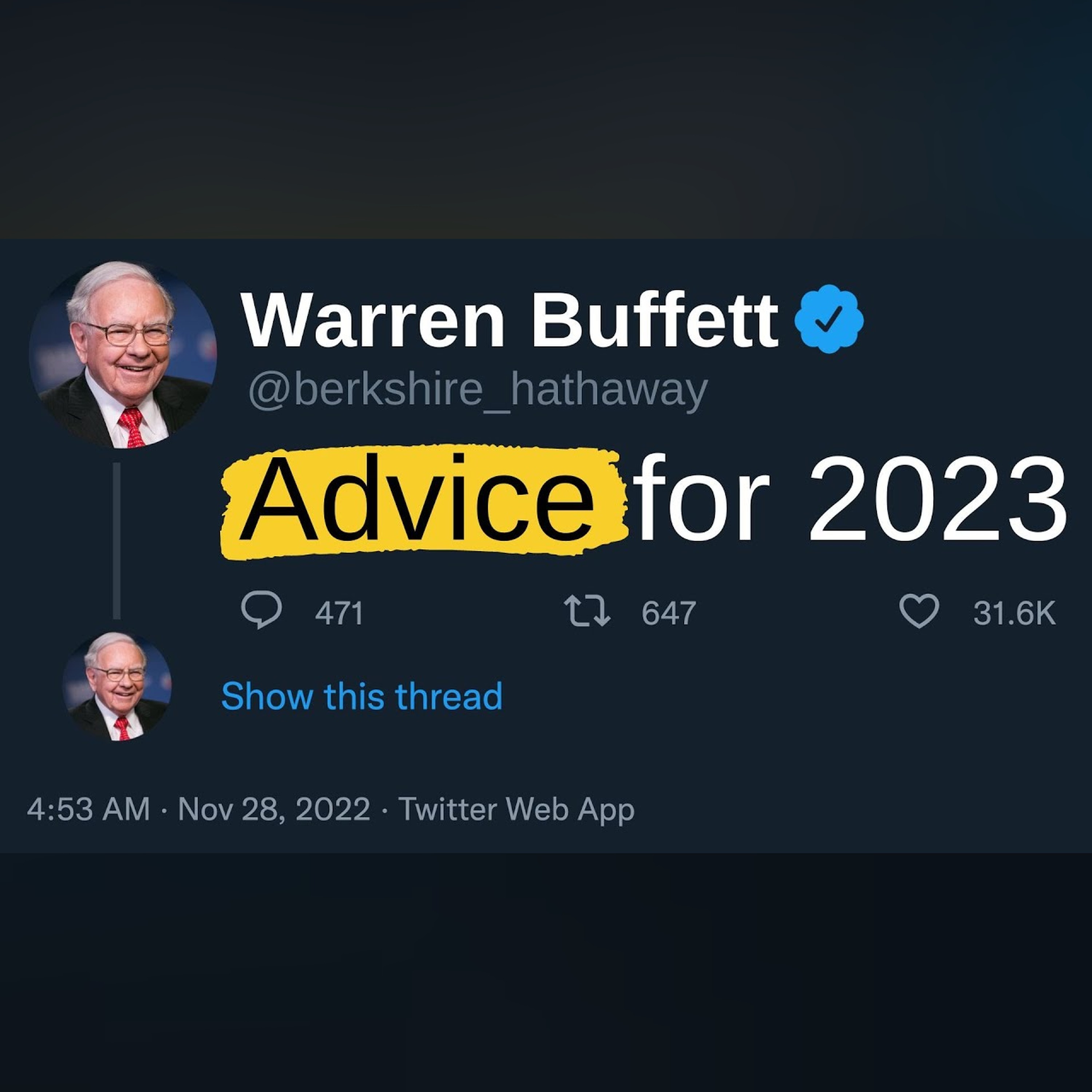 Warren Buffett: How You Should Invest In 2023