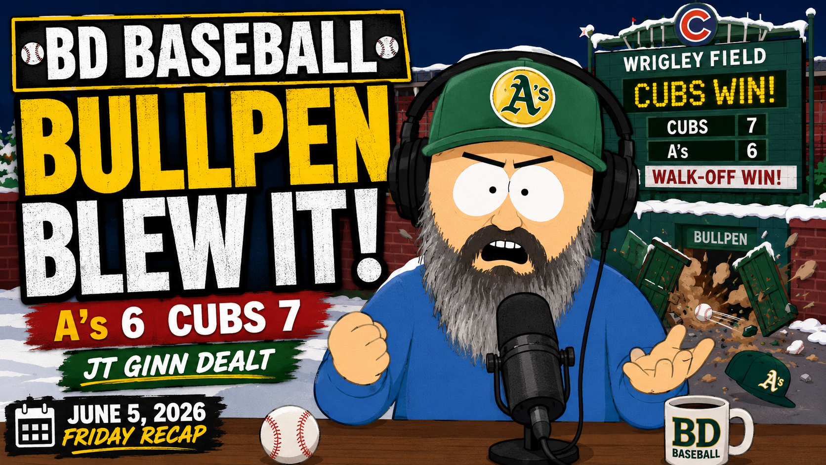 A's Bullpen Implodes, Ketel Marte Walks Off Doyers | BD Baseball 6-5-26
