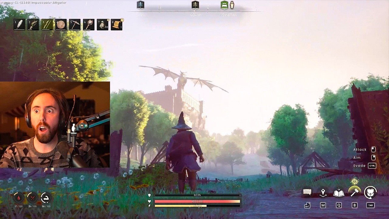 So I Tried Runescape Dragonwilds.. | Asmongold TV