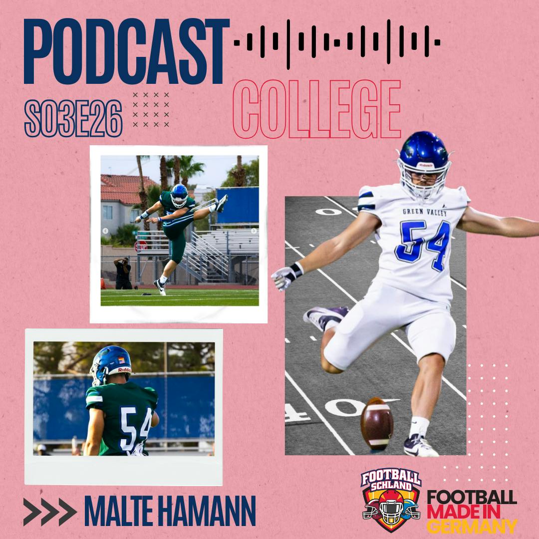 S03E26 Im Gespräch mit Malte Hamann, P/K/LB, Dakota State University Trojans S03E26 Im Gespräch mit Malte Hamann, P/K/LB, Dakota State University Trojans