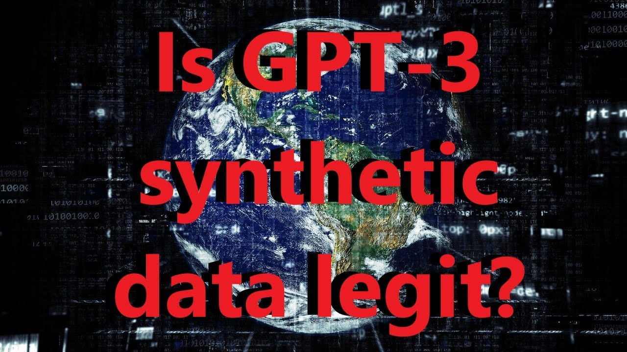Can GPT-3 generate training data? Short answer? Yes! Here's why that's a legit methodology... | Artificial Intelligence Masterclass