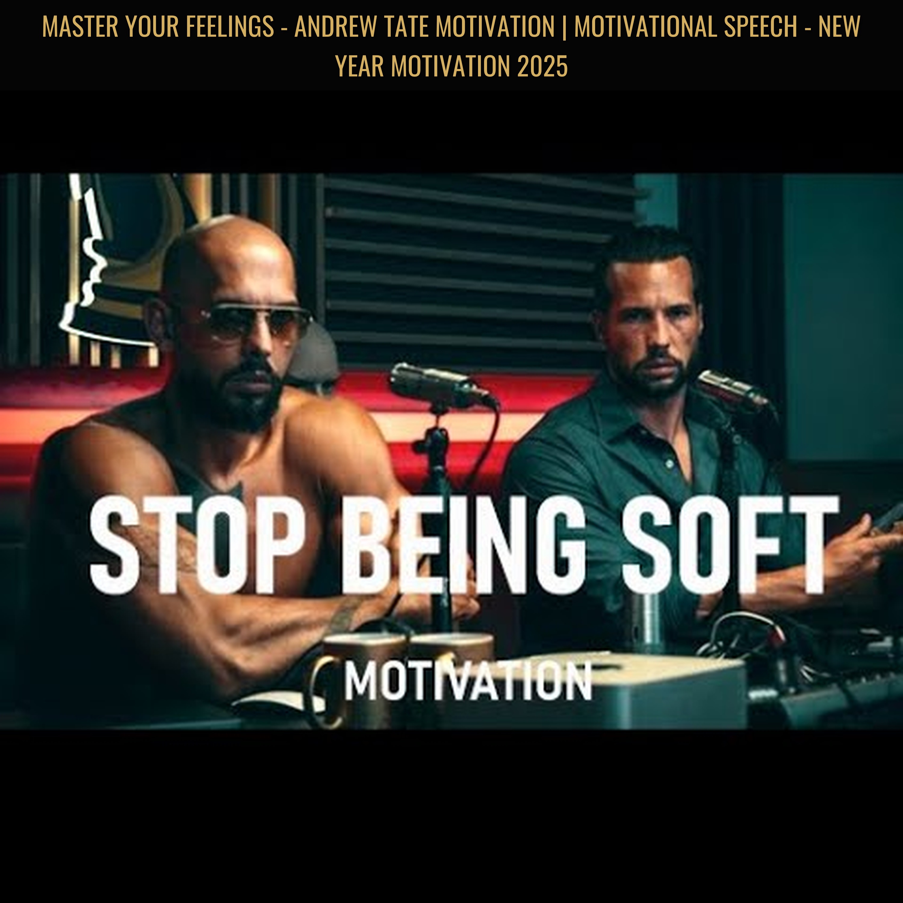 MASTER YOUR FEELINGS - Andrew Tate Motivation | Motivational Speech - NEW YEAR Motivation 2025