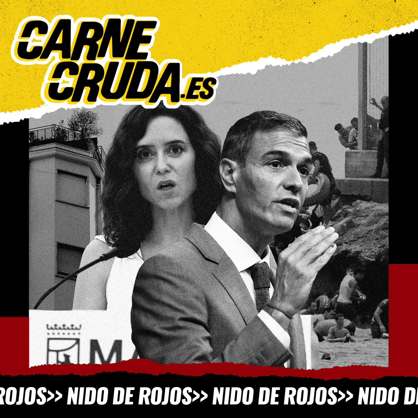 Sánchez se lía con Ceuta, Ayuso con su ático (CARNE CRUDA #1696) episode artwork