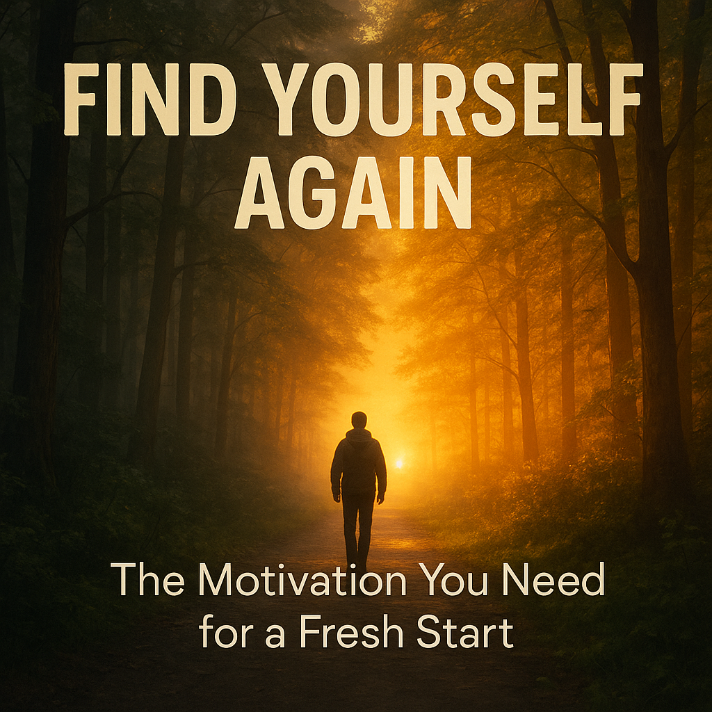 FIND YOURSELF AGAIN - The Motivation You Need for a Fresh Start