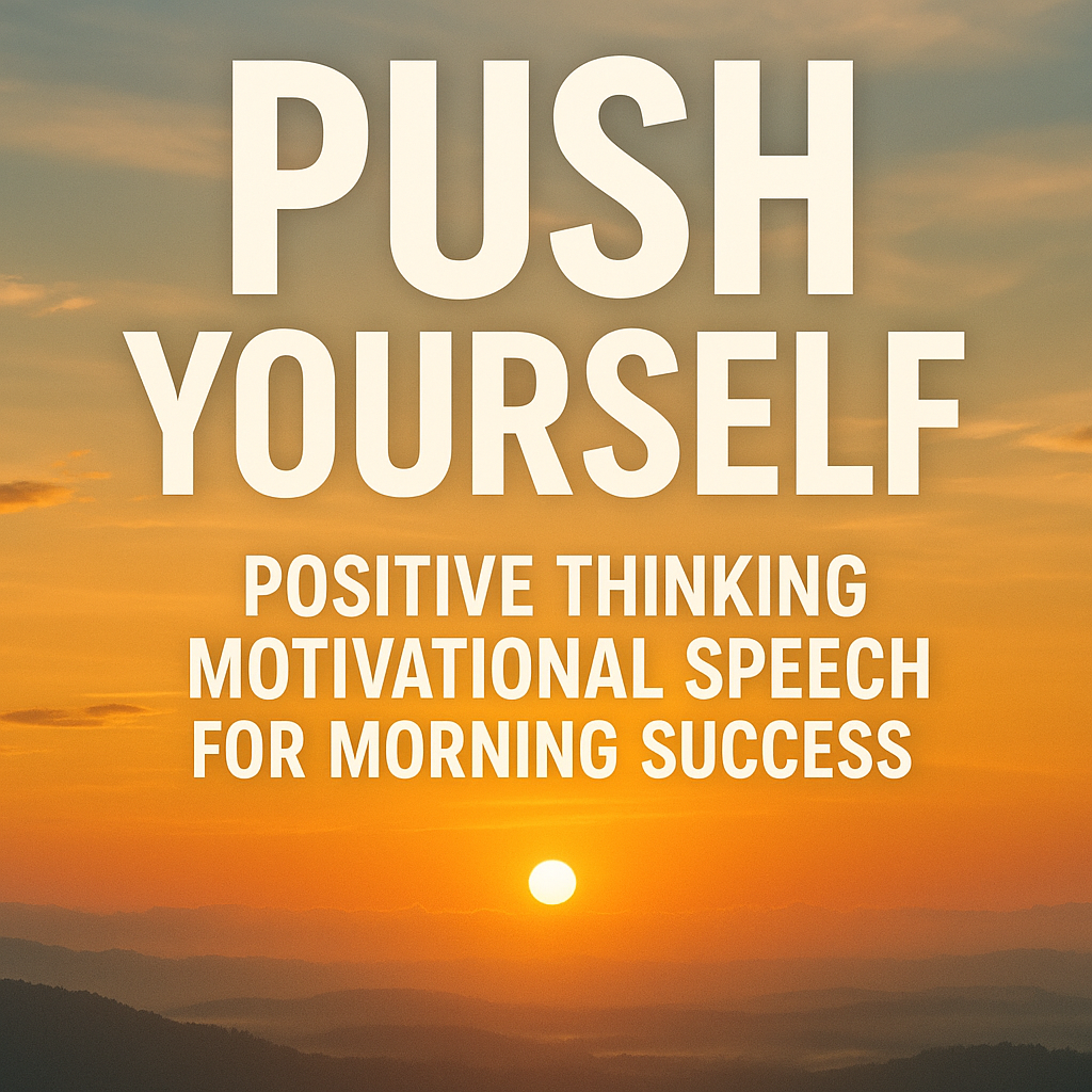 PUSH YOURSELF – Positive Thinking Motivational Speech For Morning Success