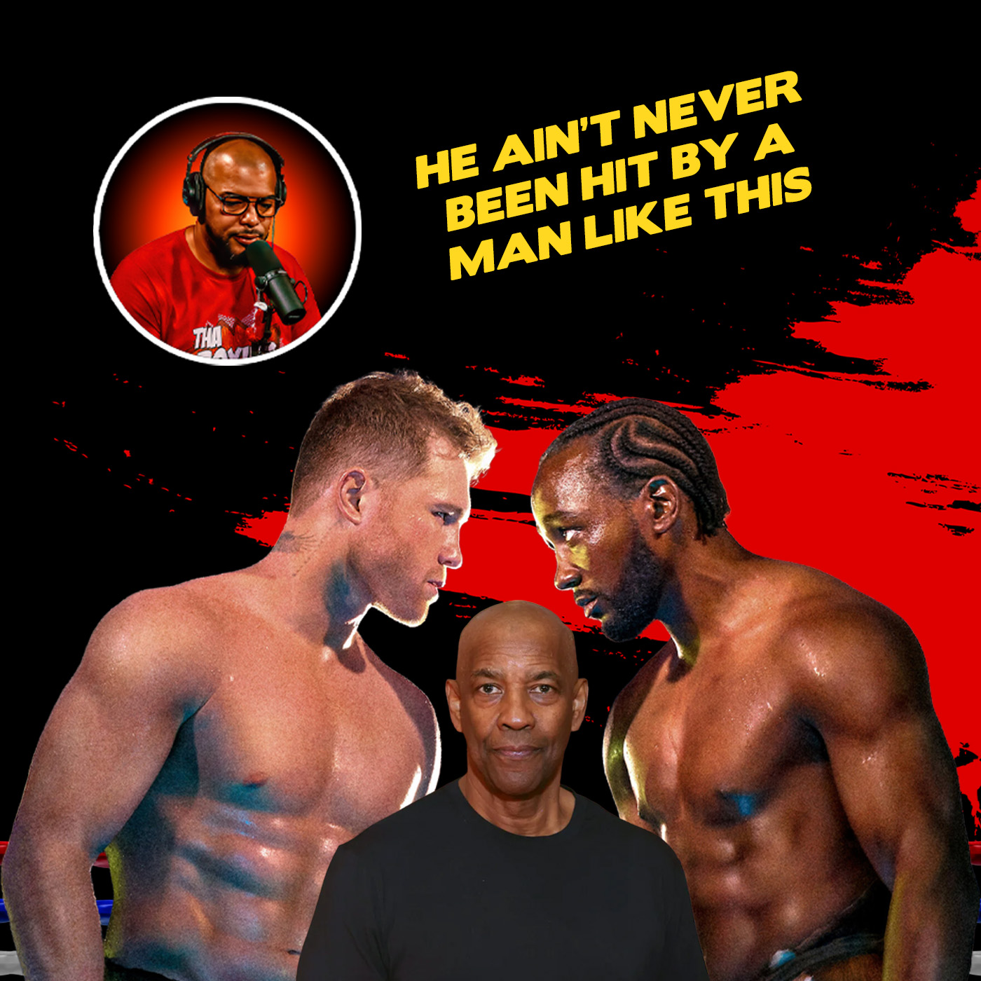 ☎️ Canelo vs Crawford: Denzel Washington’s “Size Matters” Has Crawford Fans Butt Hurt😱