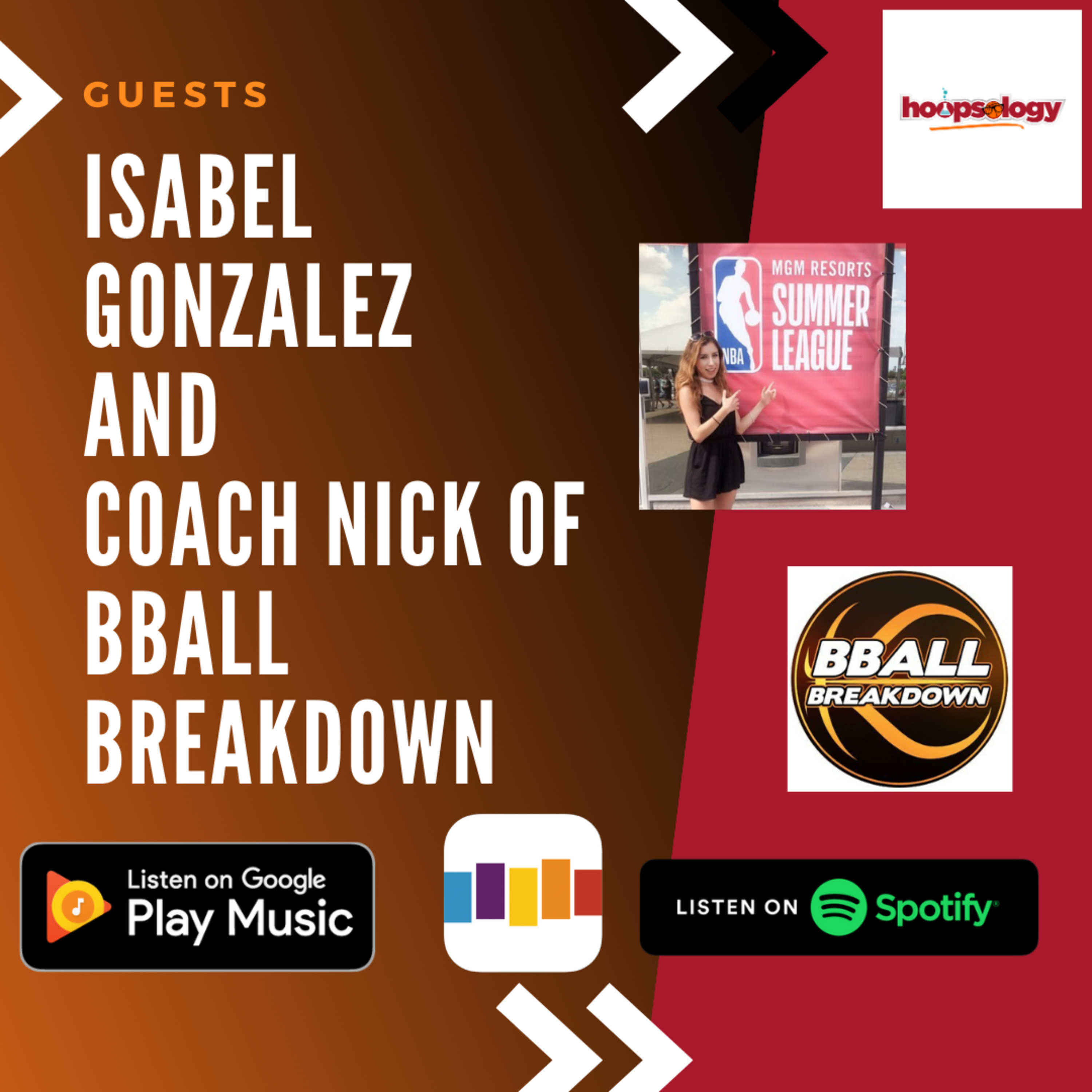 Coach Nick from BBALLBREAKDOWN and Isabel Gonzalez (The Lair New Mexico) episode artwork