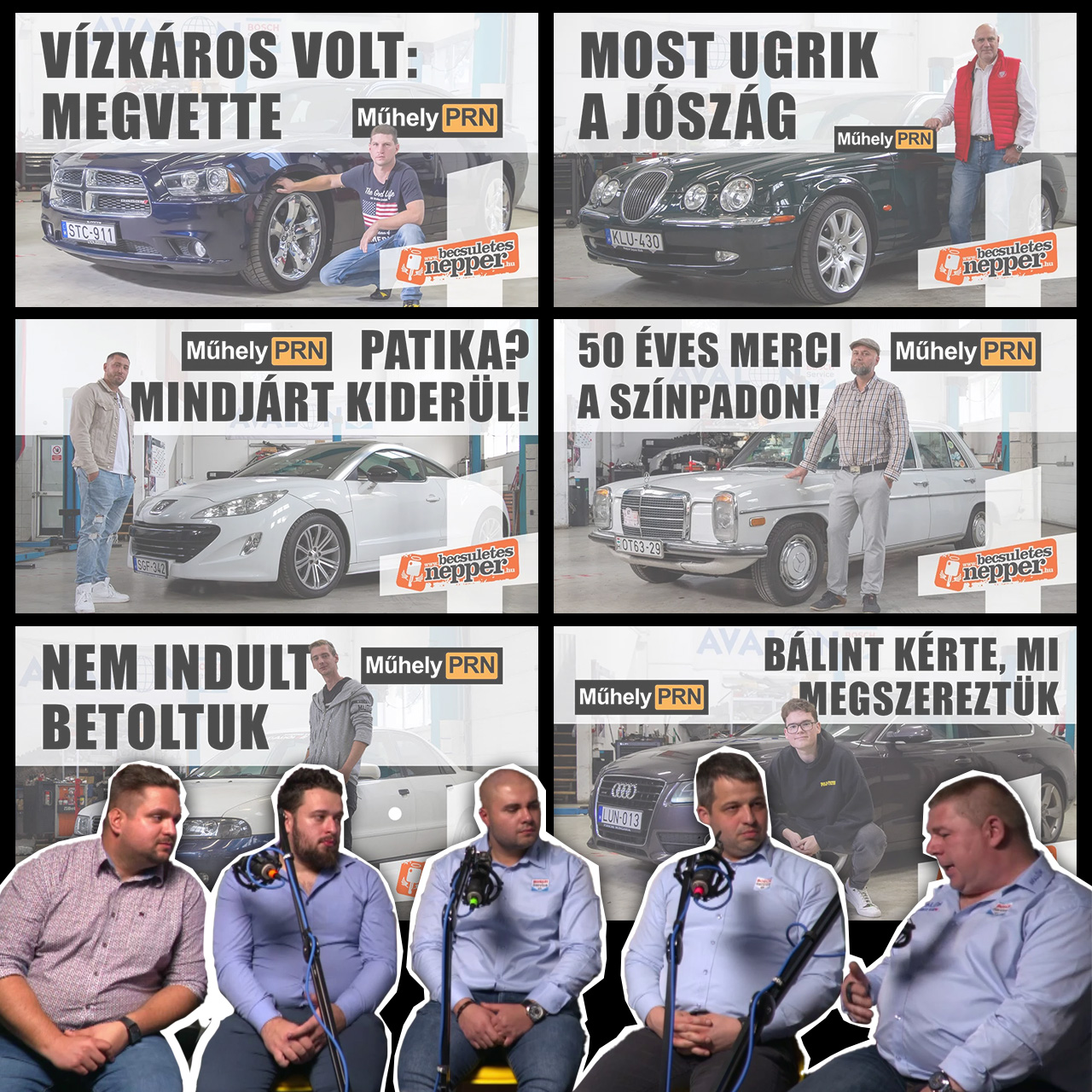 Izgalmas autók, még izgalmasabb sztorik – ilyen volt idén a MűhelyPRN episode artwork