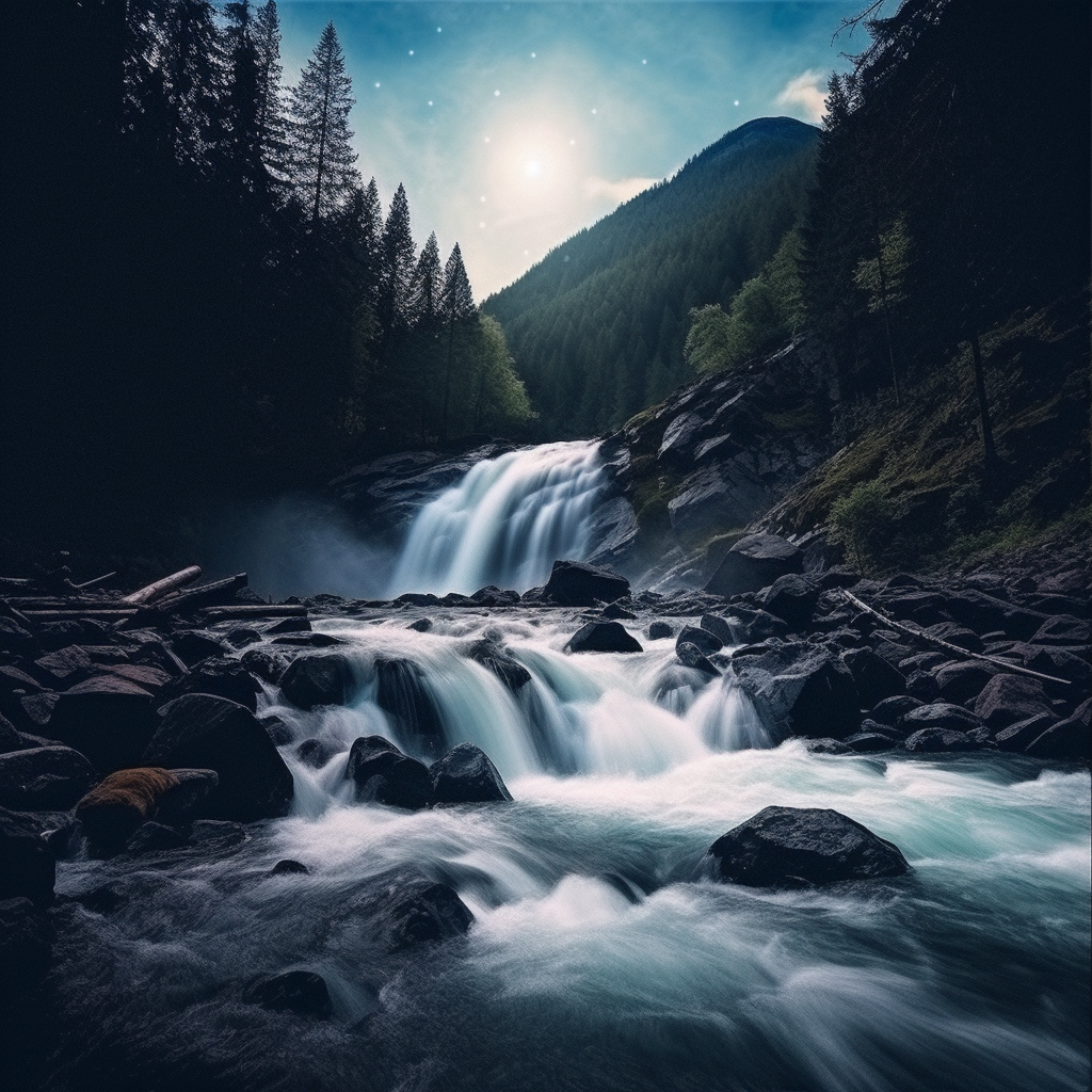 Roaring Waterfall White Noise Lulls You to Sleep!