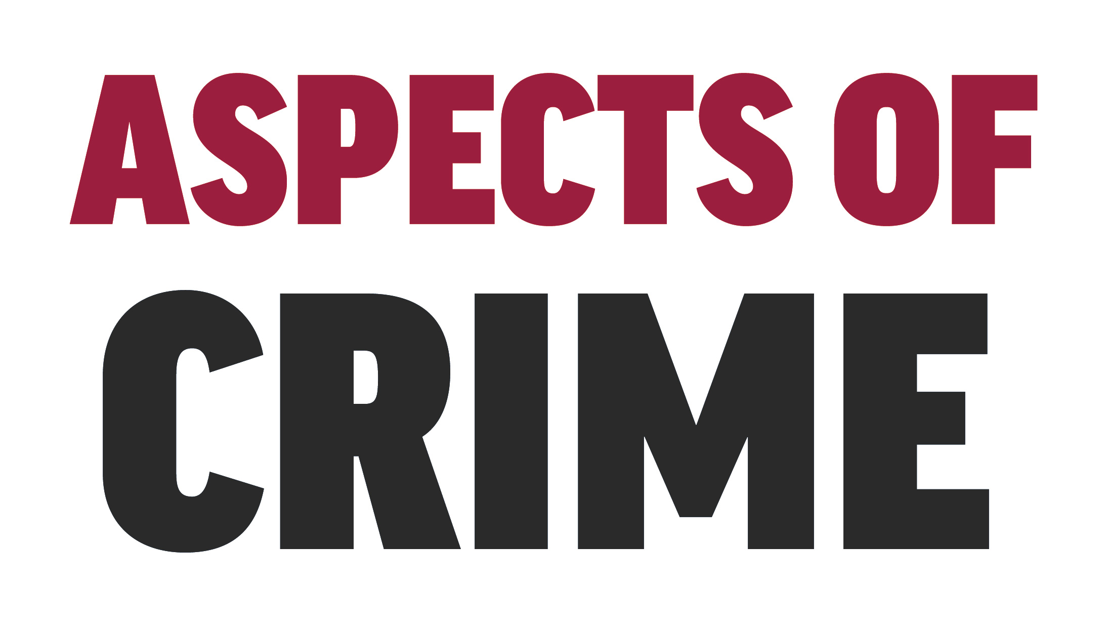 Aspects of Crime