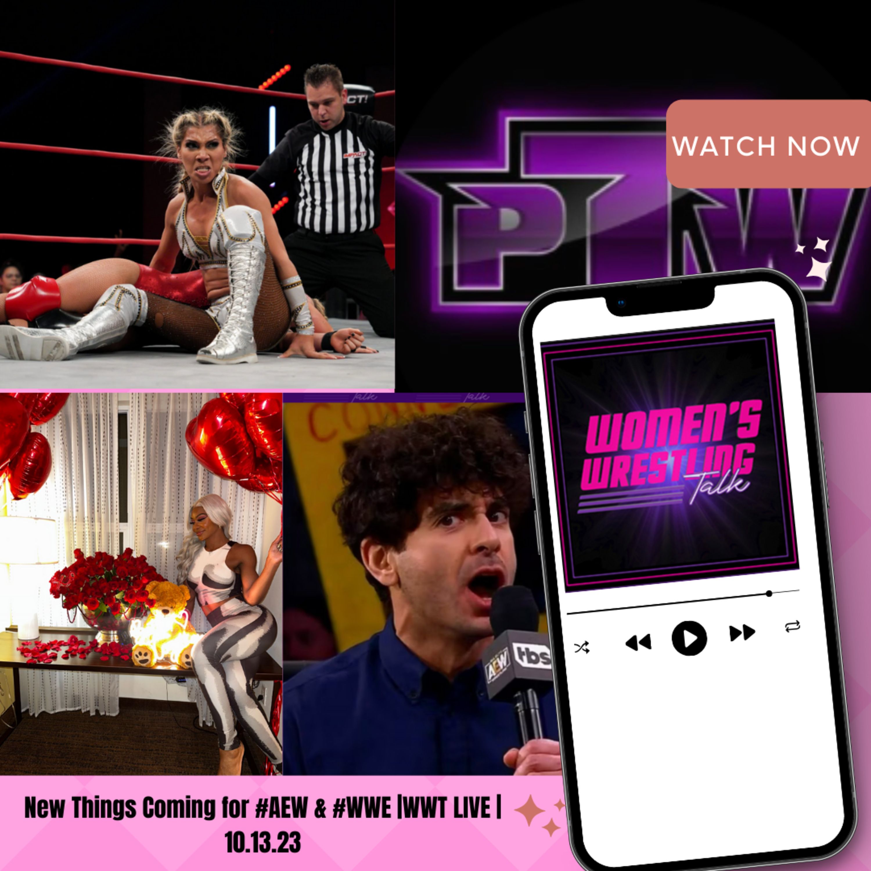 New Things Coming for #AEW & #WWE |WWT LIVE | 10.13.23 episode artwork