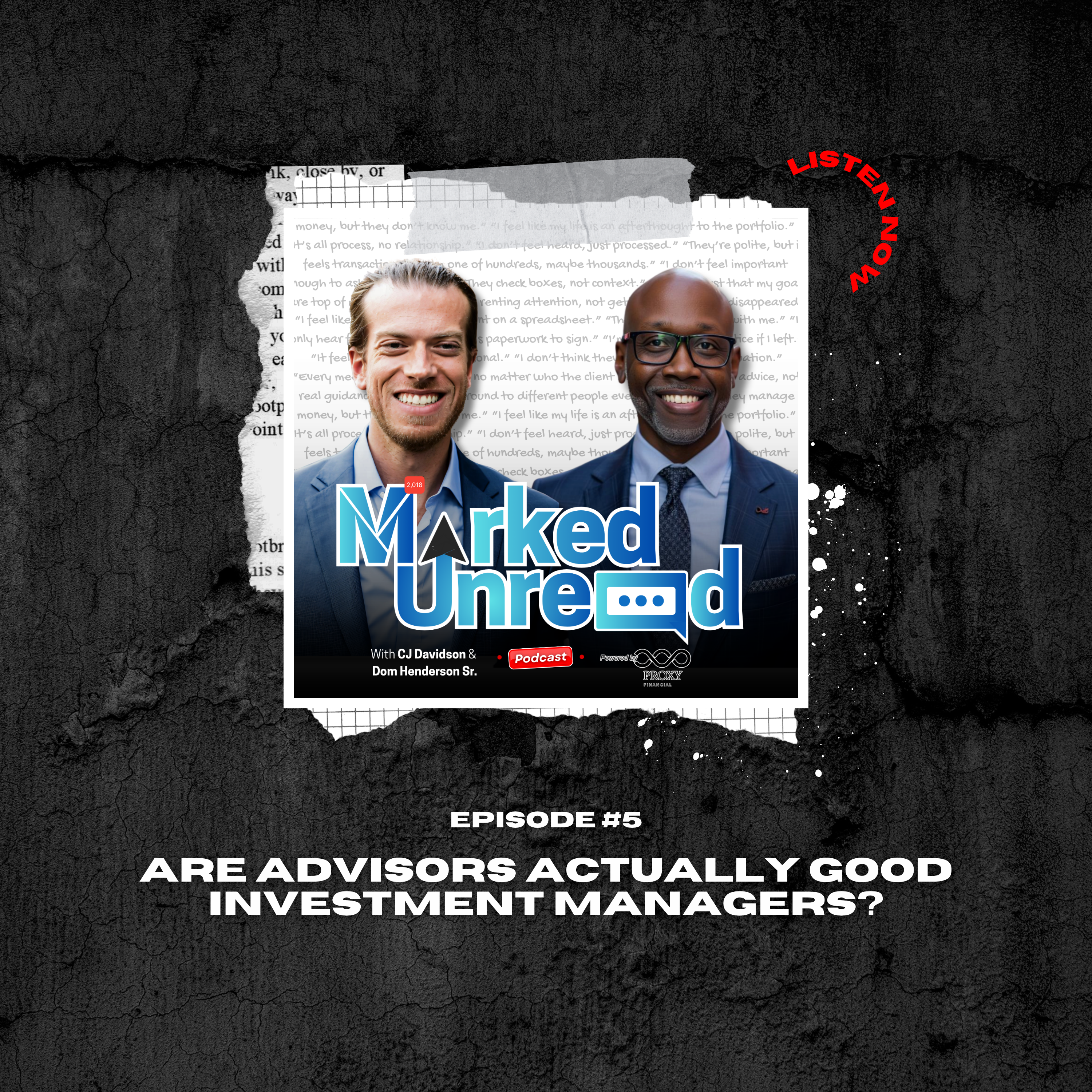 #5 Are Advisors Actually Good Investment Managers? episode artwork