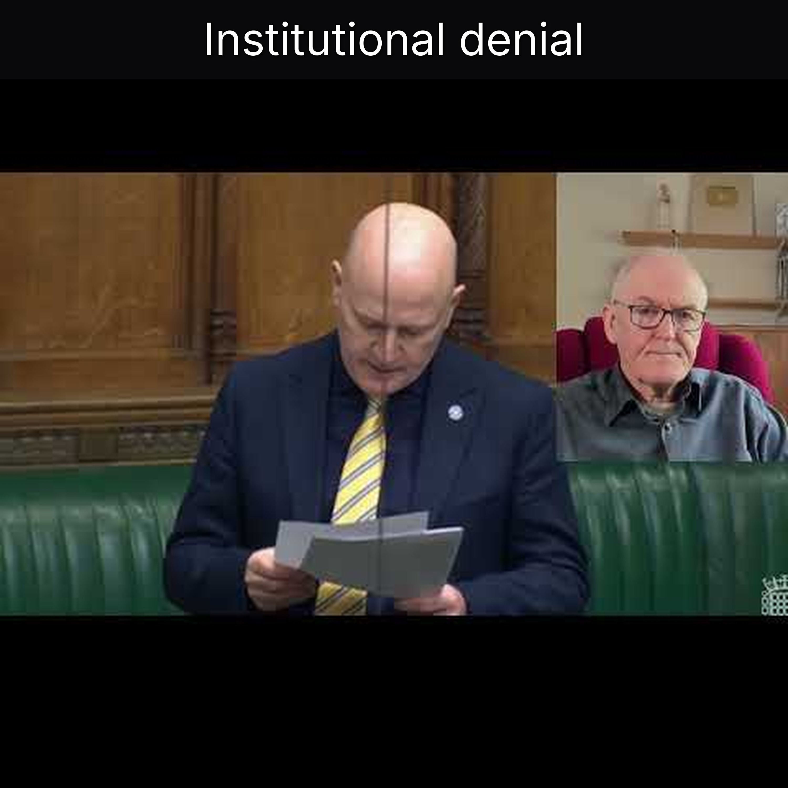 Institutional denial