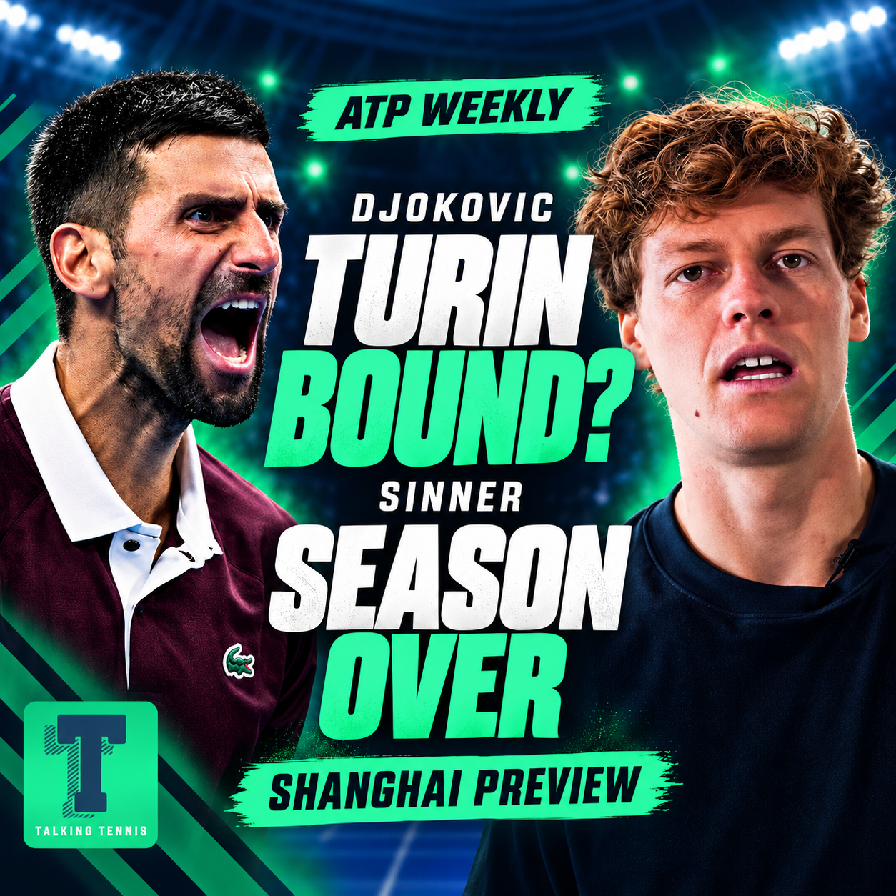 Djokovic wins Beijing - will he make Turin? Sinner ends season - what does it mean? Shanghai preview