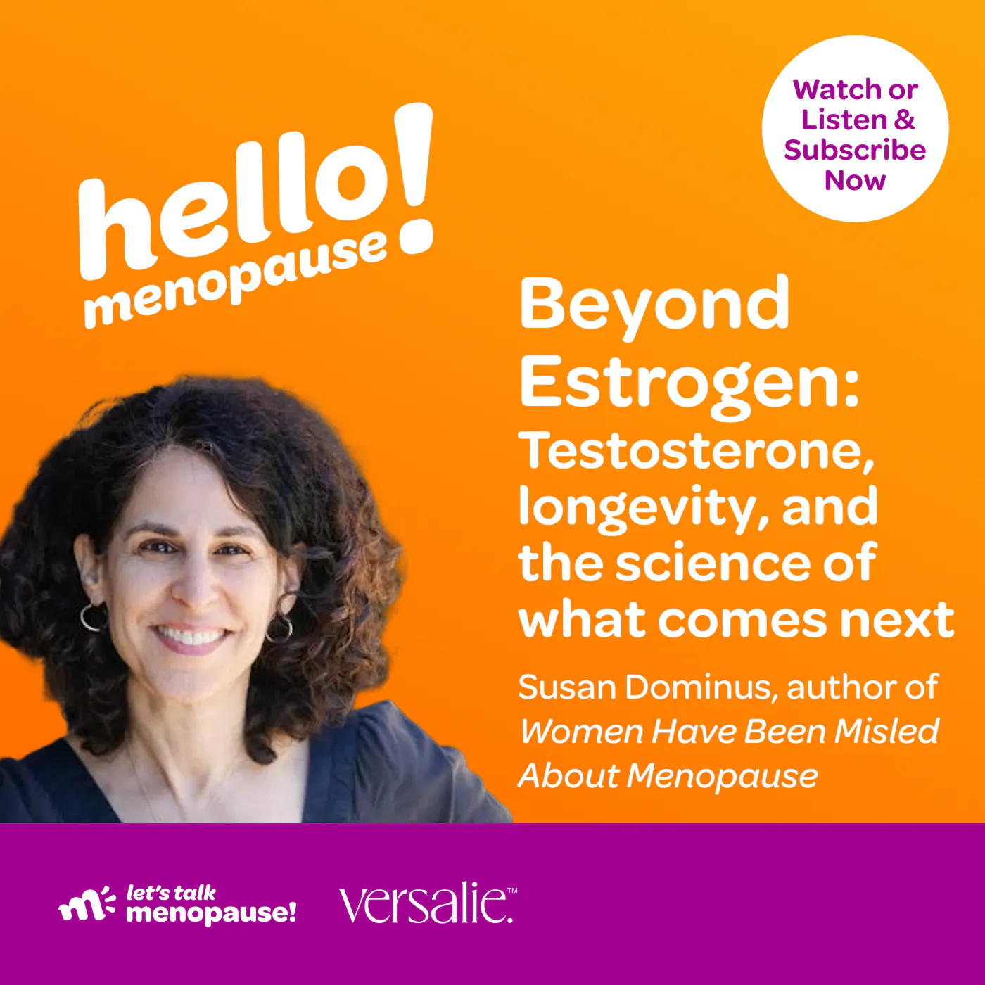 Beyond Estrogen: Testosterone, longevity, and the science of what comes next: Susan Dominus, New York Times (part 2) episode artwork