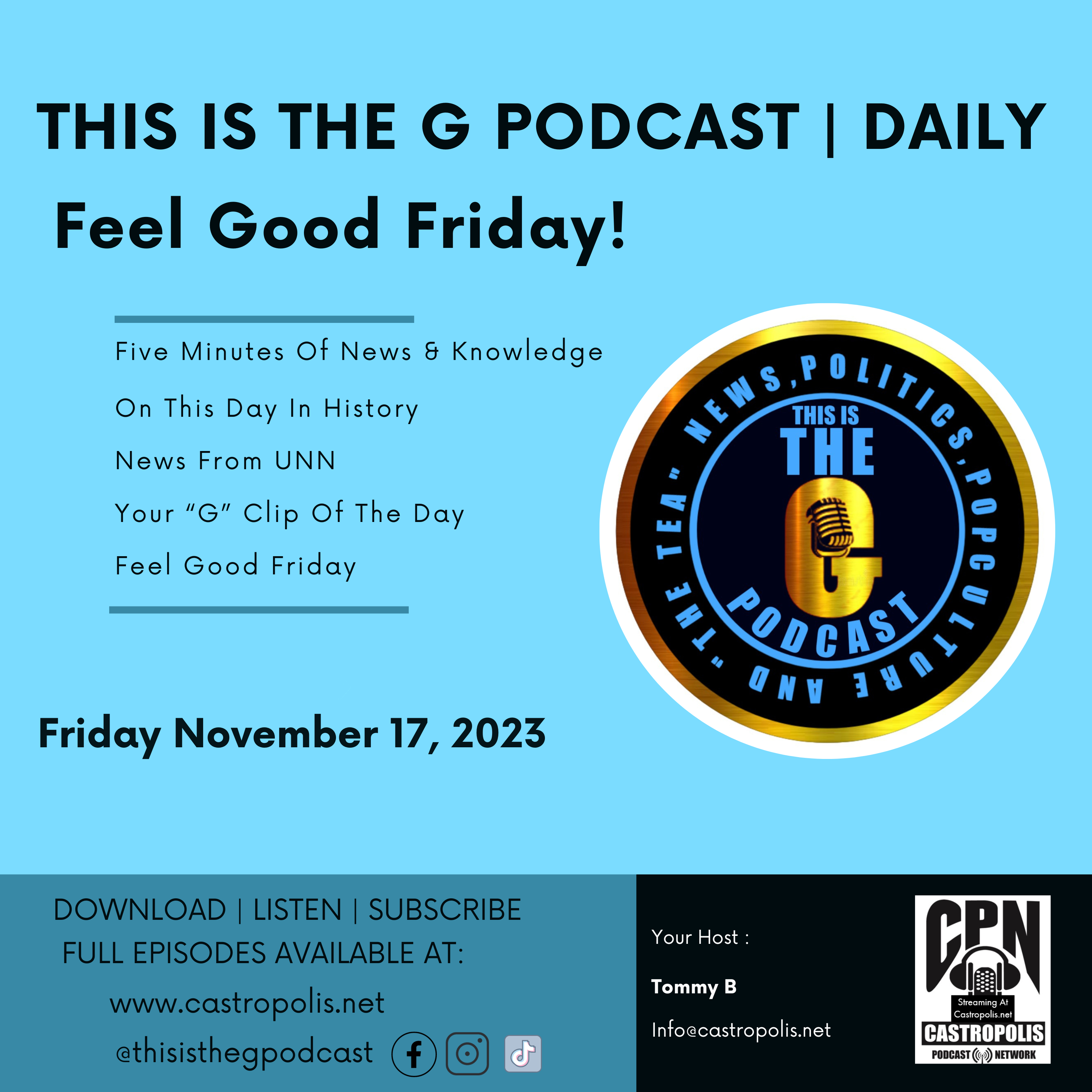 This Is The G Podcast Daily November 17, 2023 episode artwork