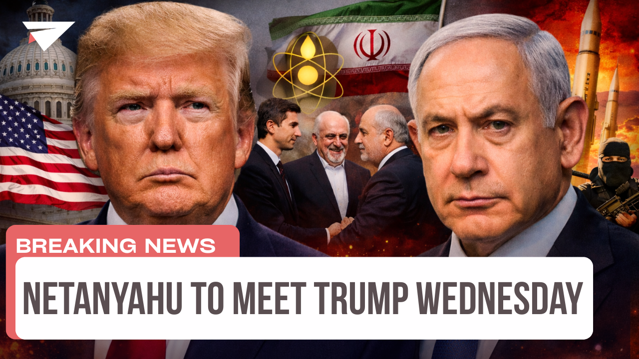 Netanyahu to Meet Trump Wednesday, Breaking news