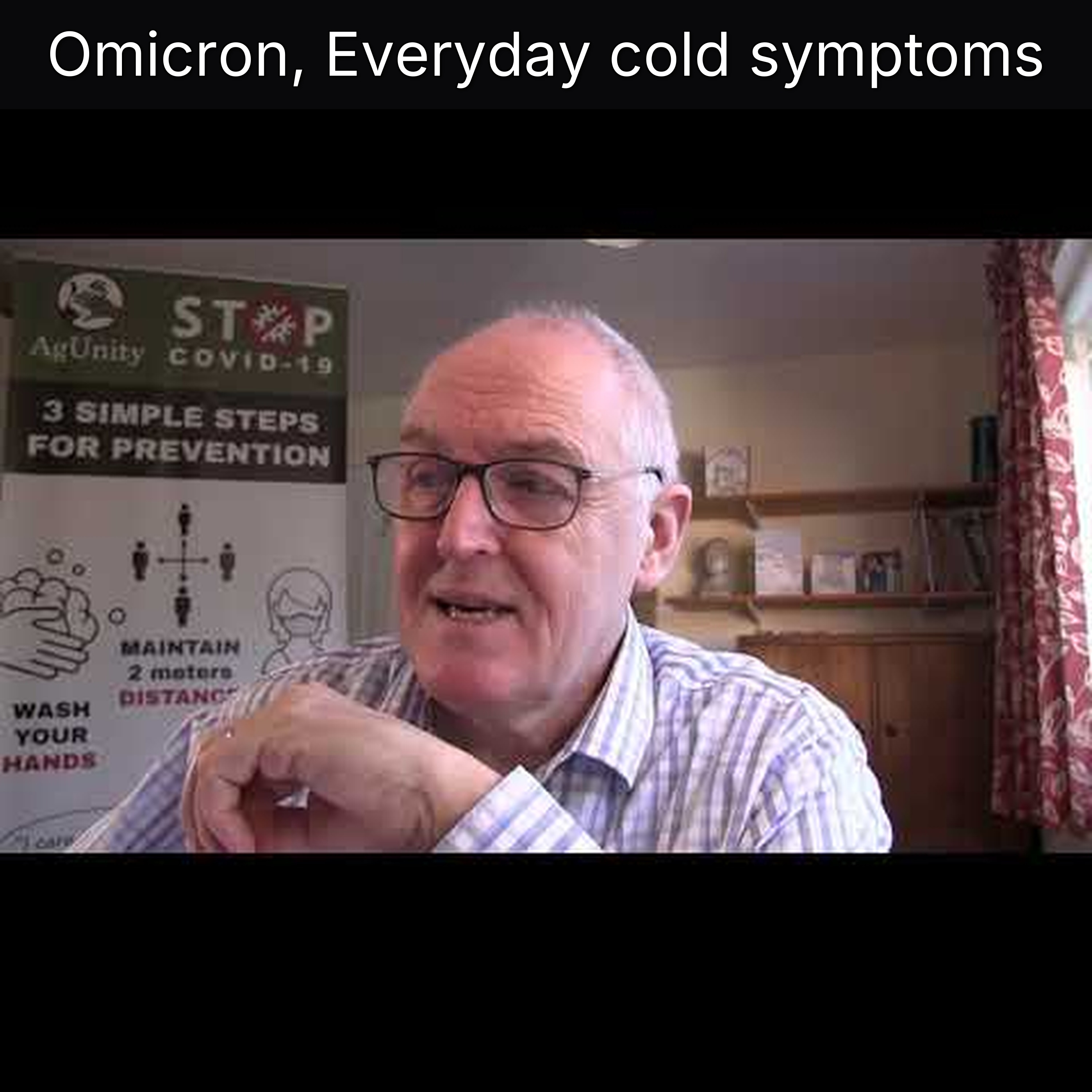 Omicron, Everyday cold symptoms