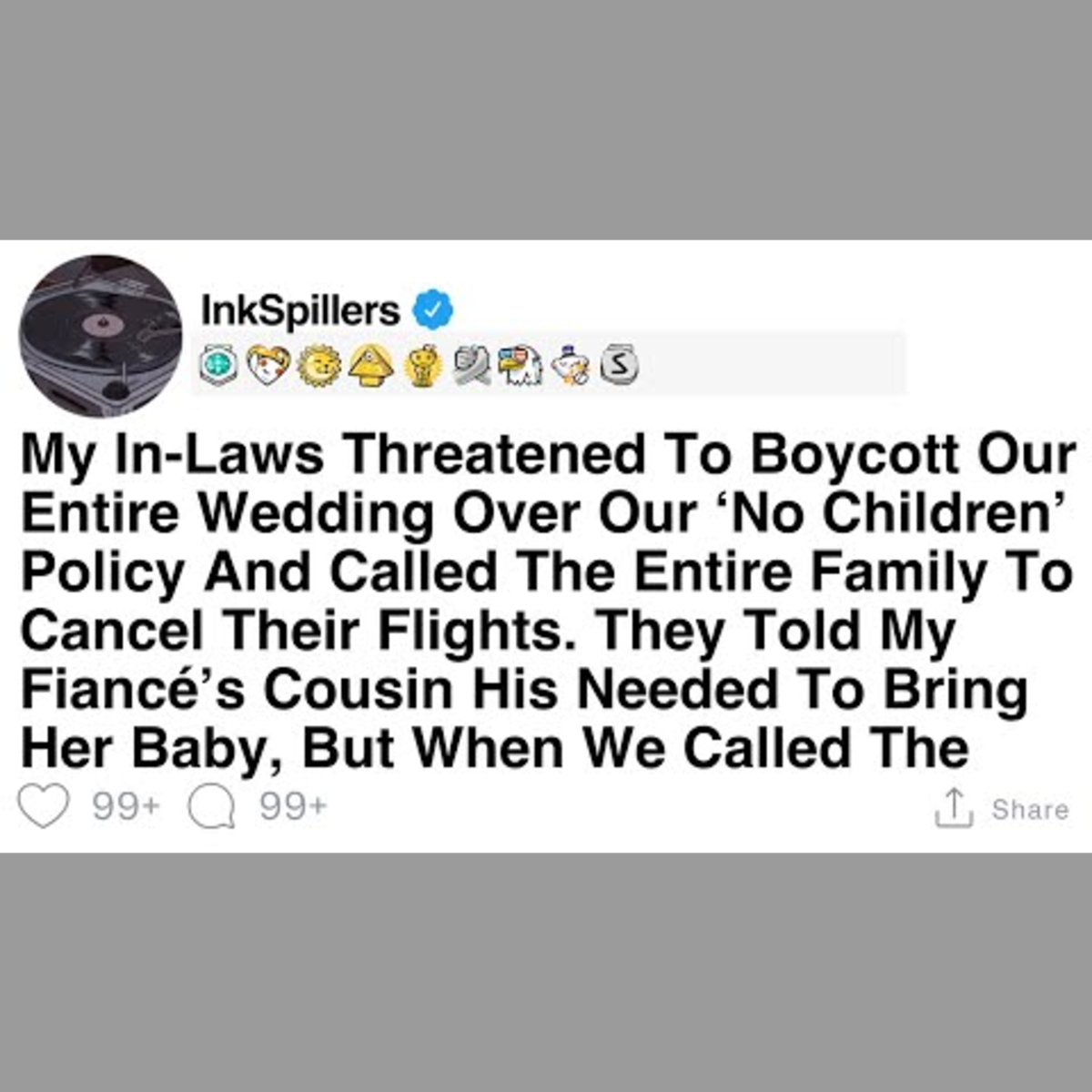 In-Laws Boycott Wedding Over No Children Policy