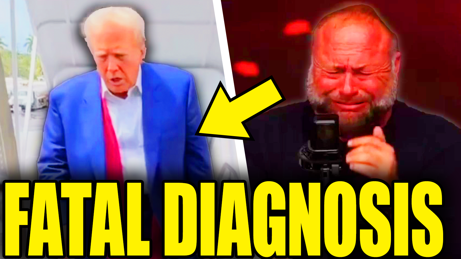 Crying MAGA Podcaster Admits Trump Fatal Health Collapse