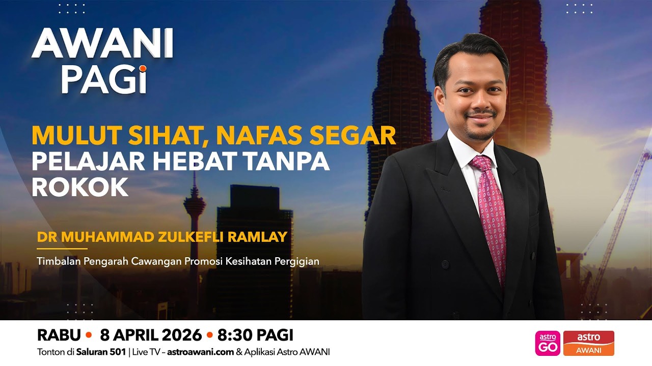 AWANI Pagi: Mulut sihat nafas segar, pelajar hebat tanpa rokok