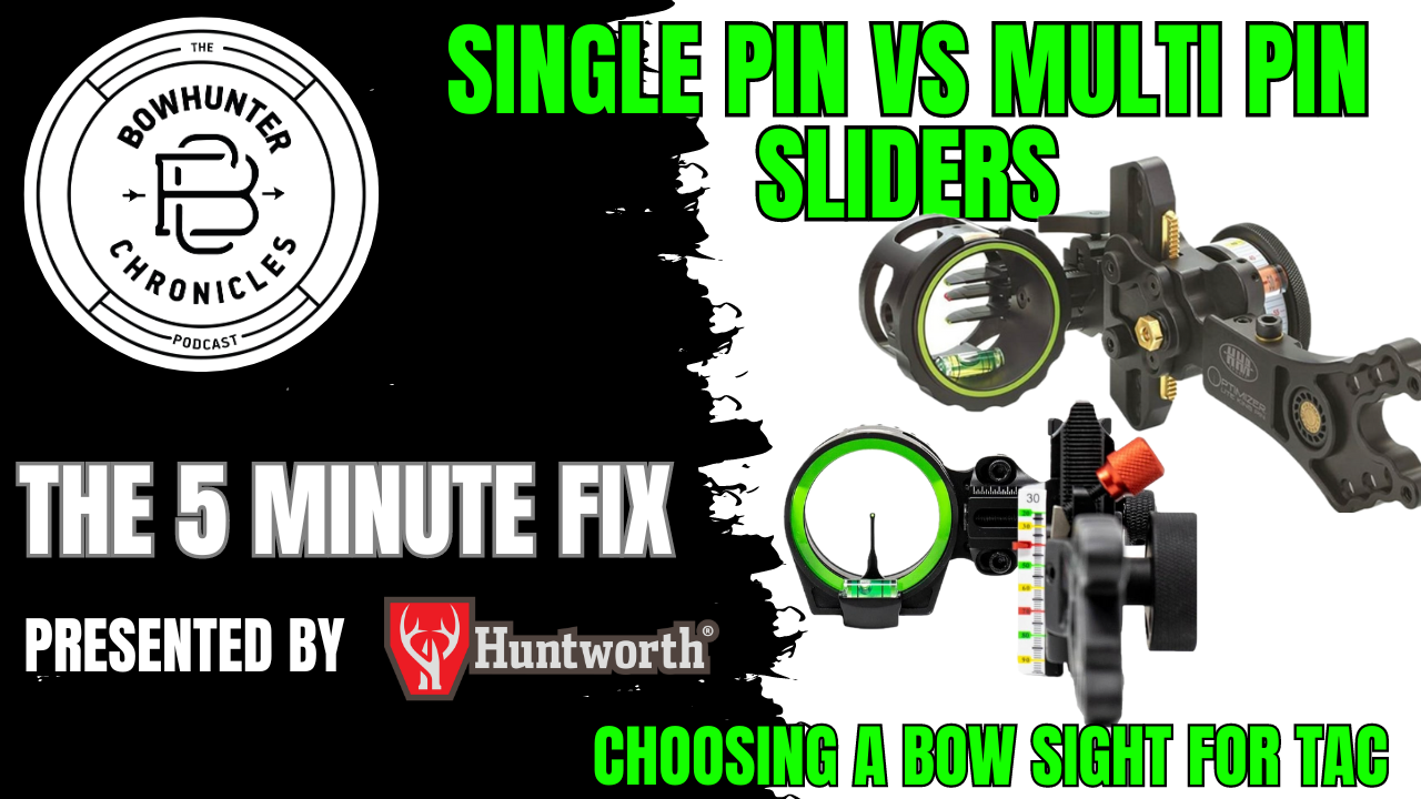 Five Minute Fix - Single Pin vs Multi Pin Slider for the Total Archery Challenge