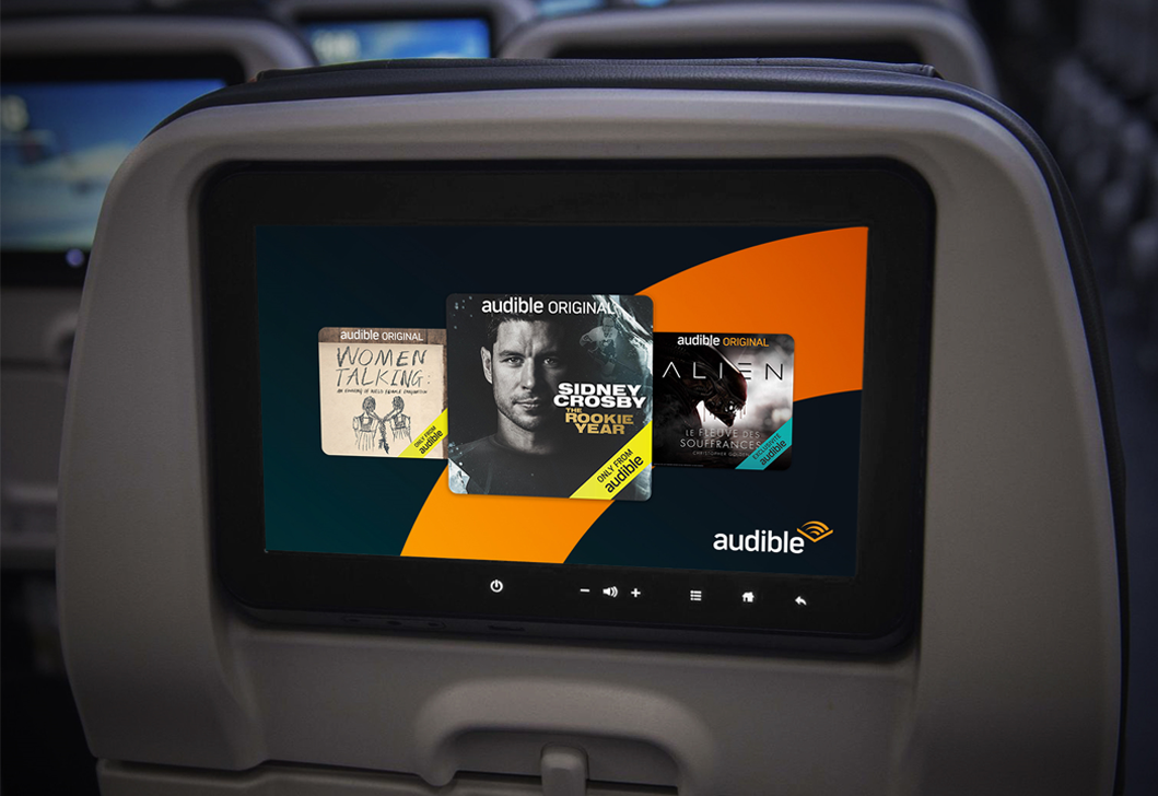 Audible Titles Now Available on Air Canada Flights