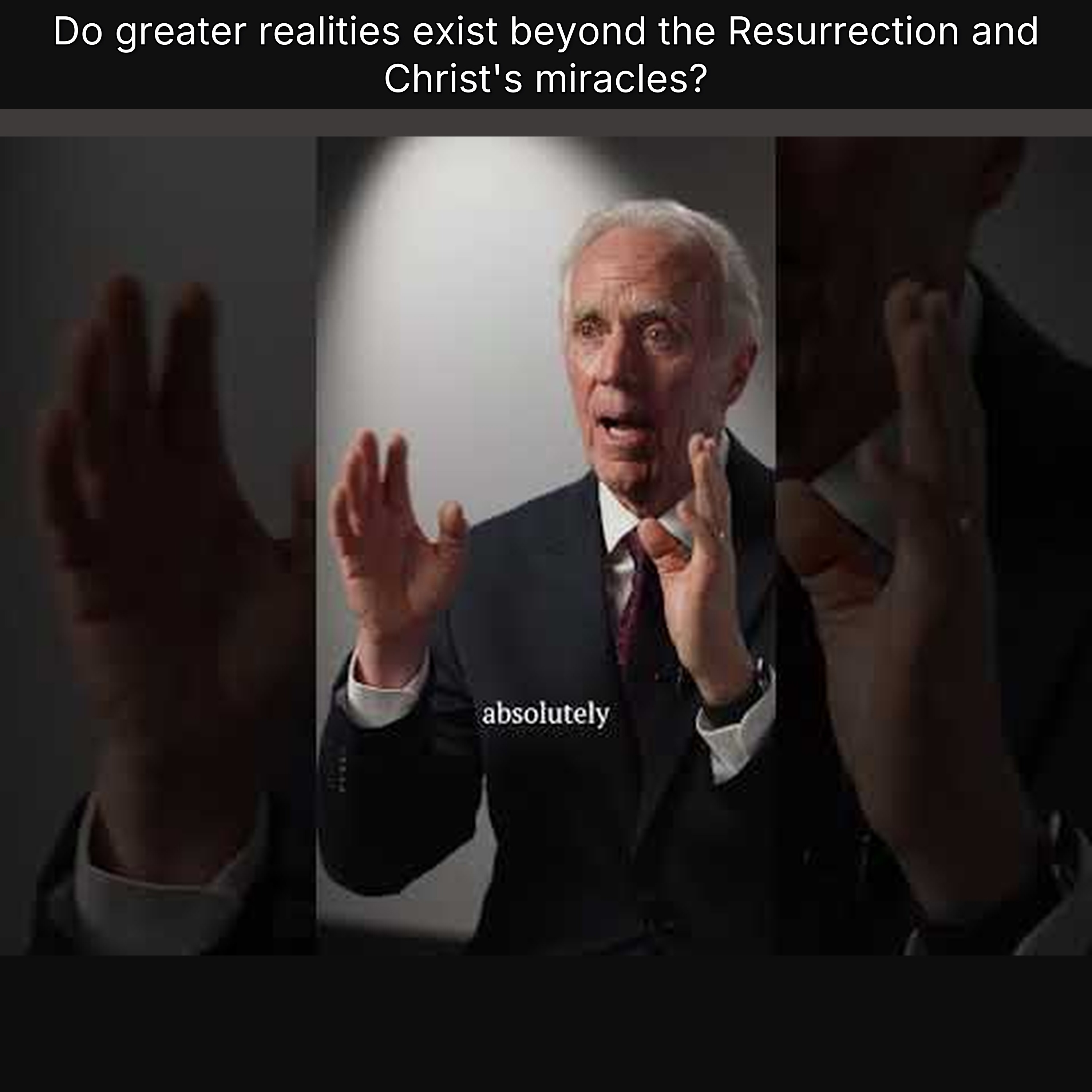 Do greater realities exist beyond the Resurrection and Christ's miracles? episode artwork