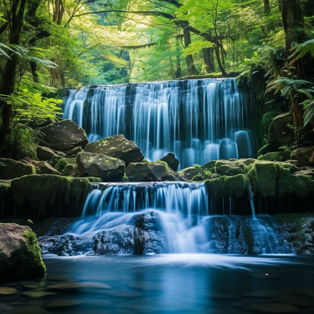 Peaceful Waterfall Sounds: Tranquil Nature Ambience for Stress Relief