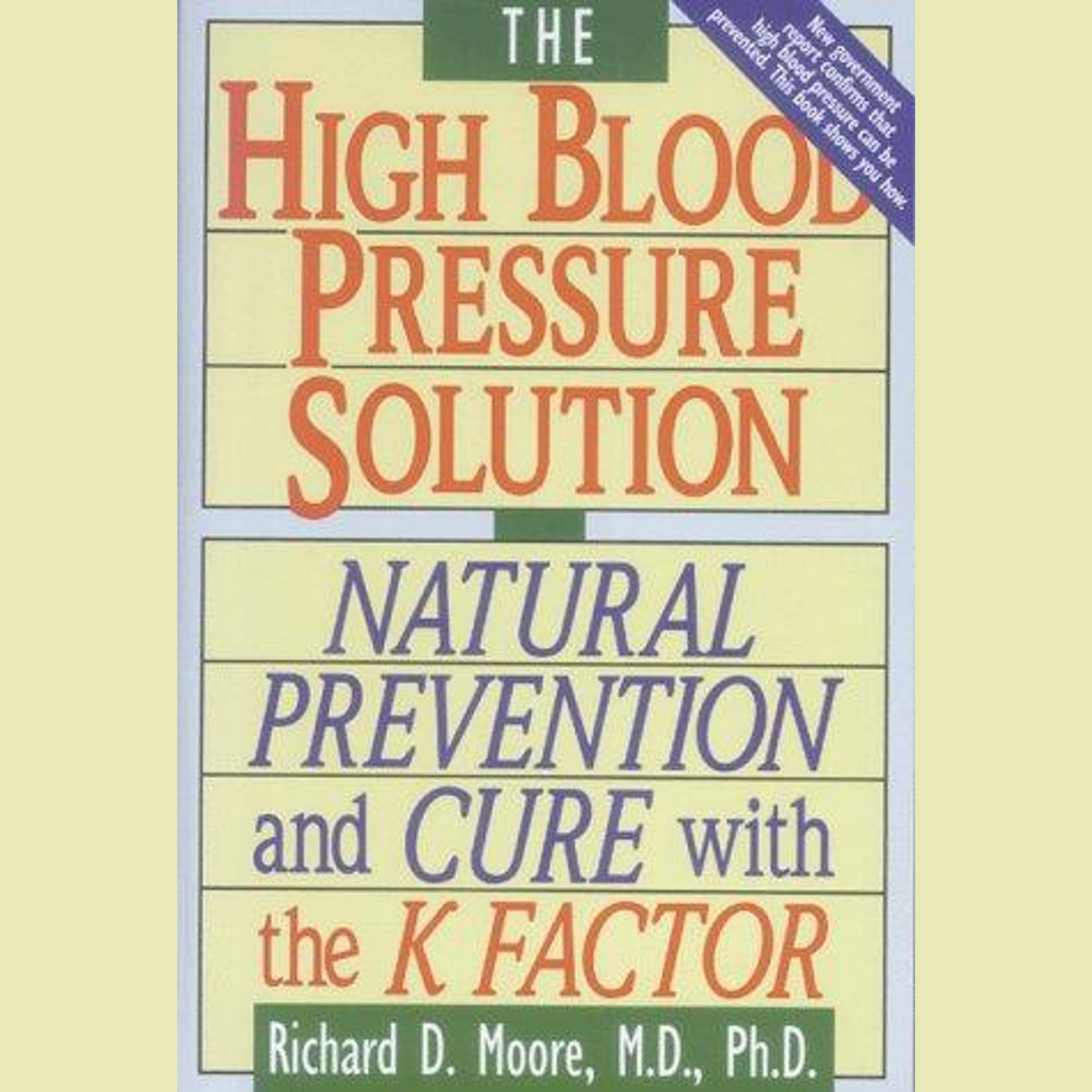 The High Blood Pressure Solution Summary | Richard D. Moore