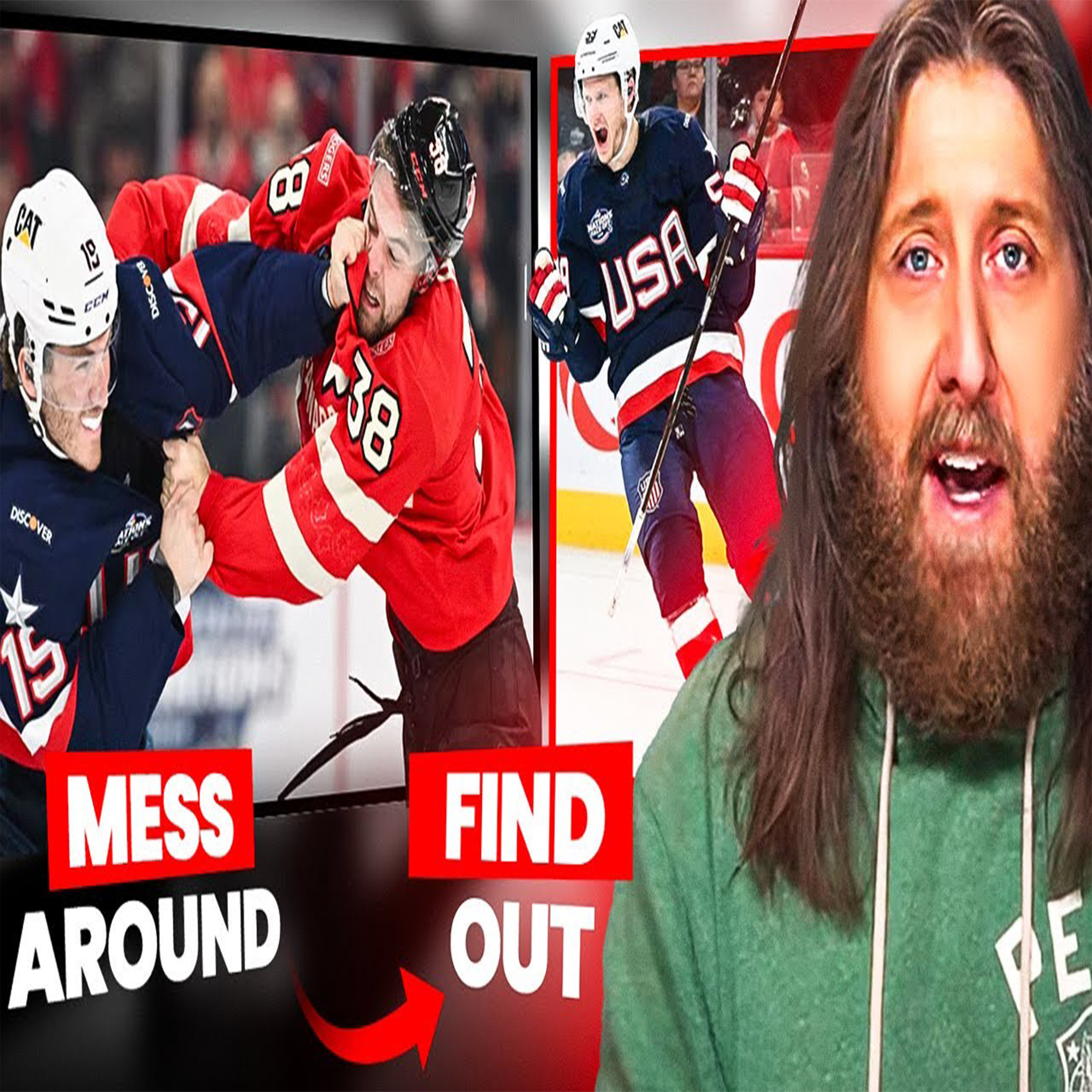 Team USA Hockey Players BRAWL Canadian Team After Disrespecting The Anthem + Some Epic Super 70s Tweets & Mark Cannizzarro | episode artwork