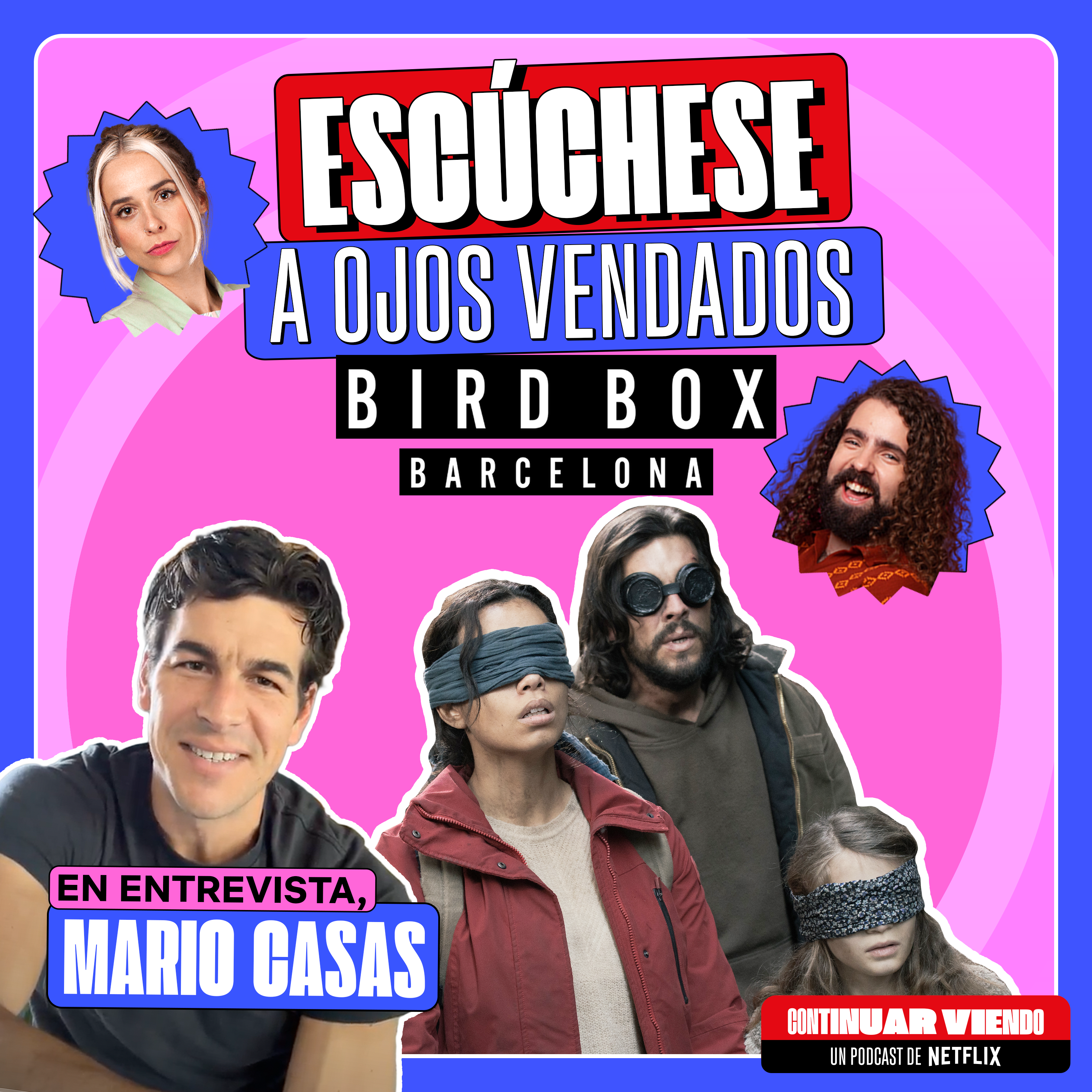 Escúchese a ojos vendados 🙈 Bird Box Barcelona (ft. Mario Casas)