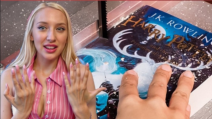 Why would they destroy a HARRY POTTER book!? Watch her REACT episode artwork