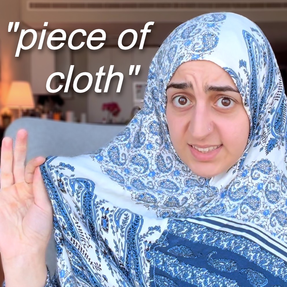 so you're thinking of taking the hijab off...