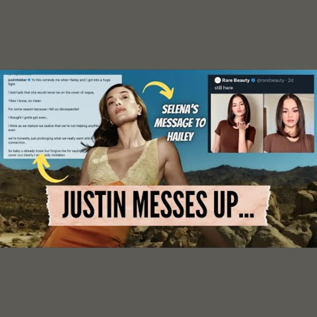Hailey Bieber's Vogue Moment Overshadowed by Justin: Selena Gomez Reacts episode artwork