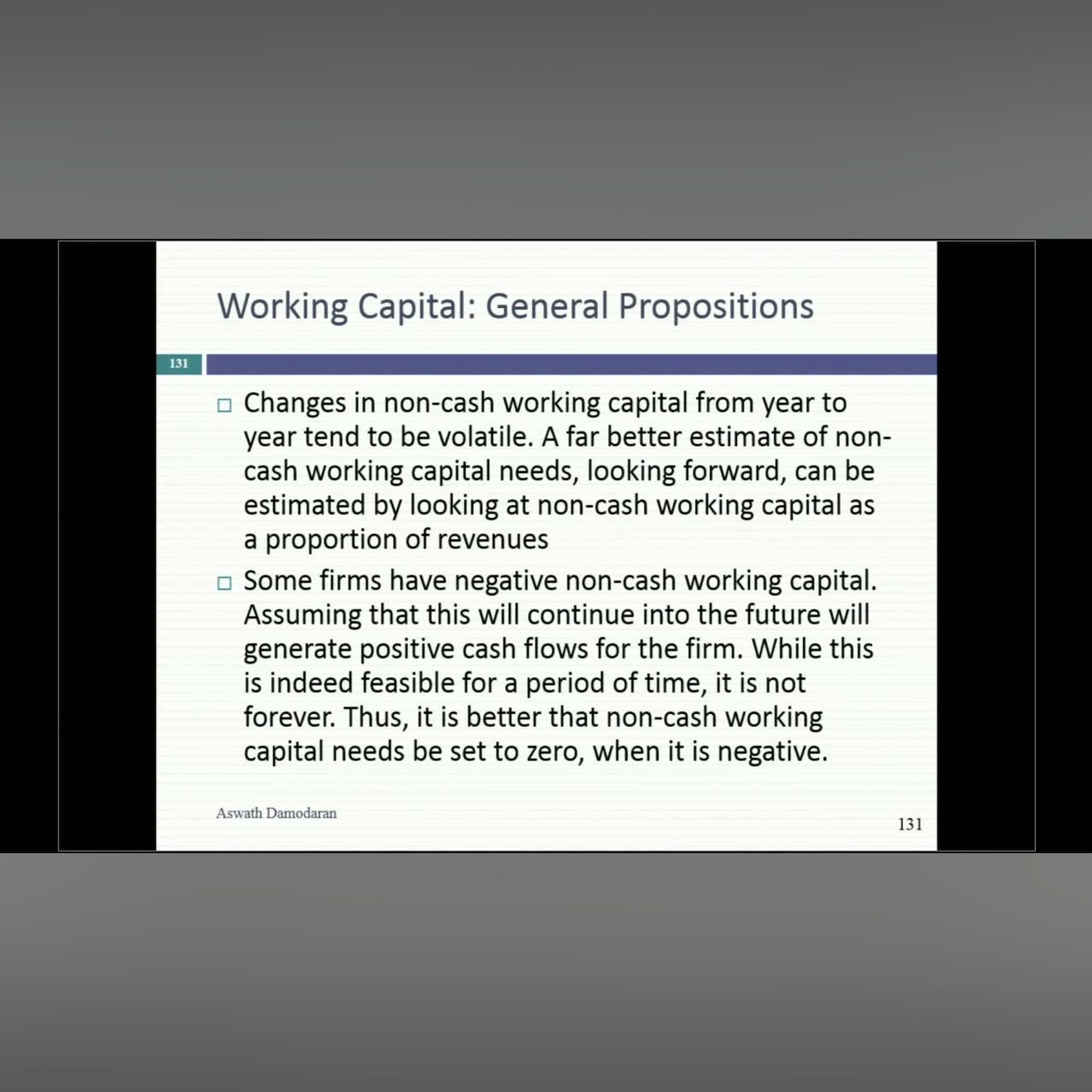 Session 8: More on cash flows and first steps on growth