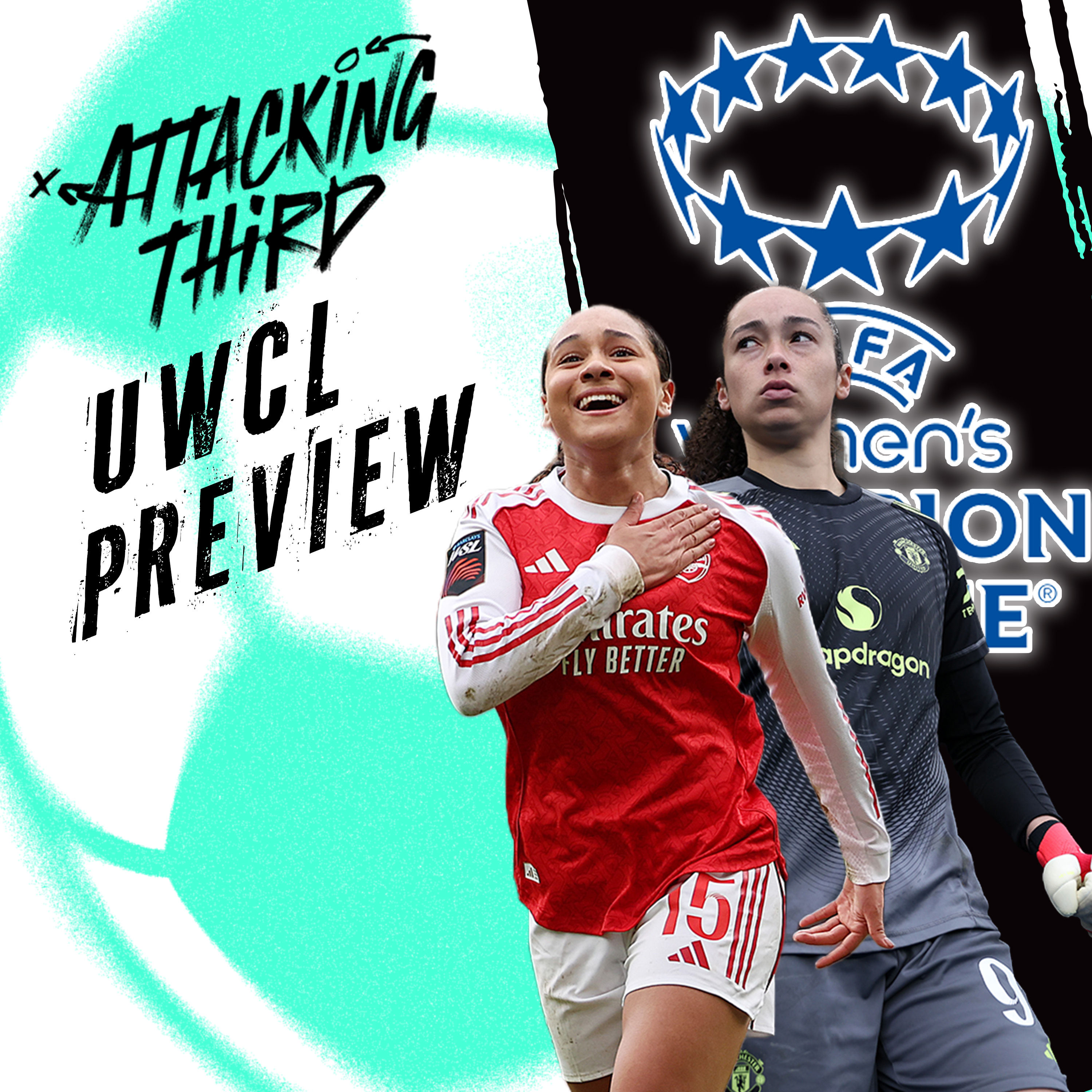 UEFA Women's Champions League Preview | Manchester United | Wolfsburg | Attacking Third (Soccer 2/10))