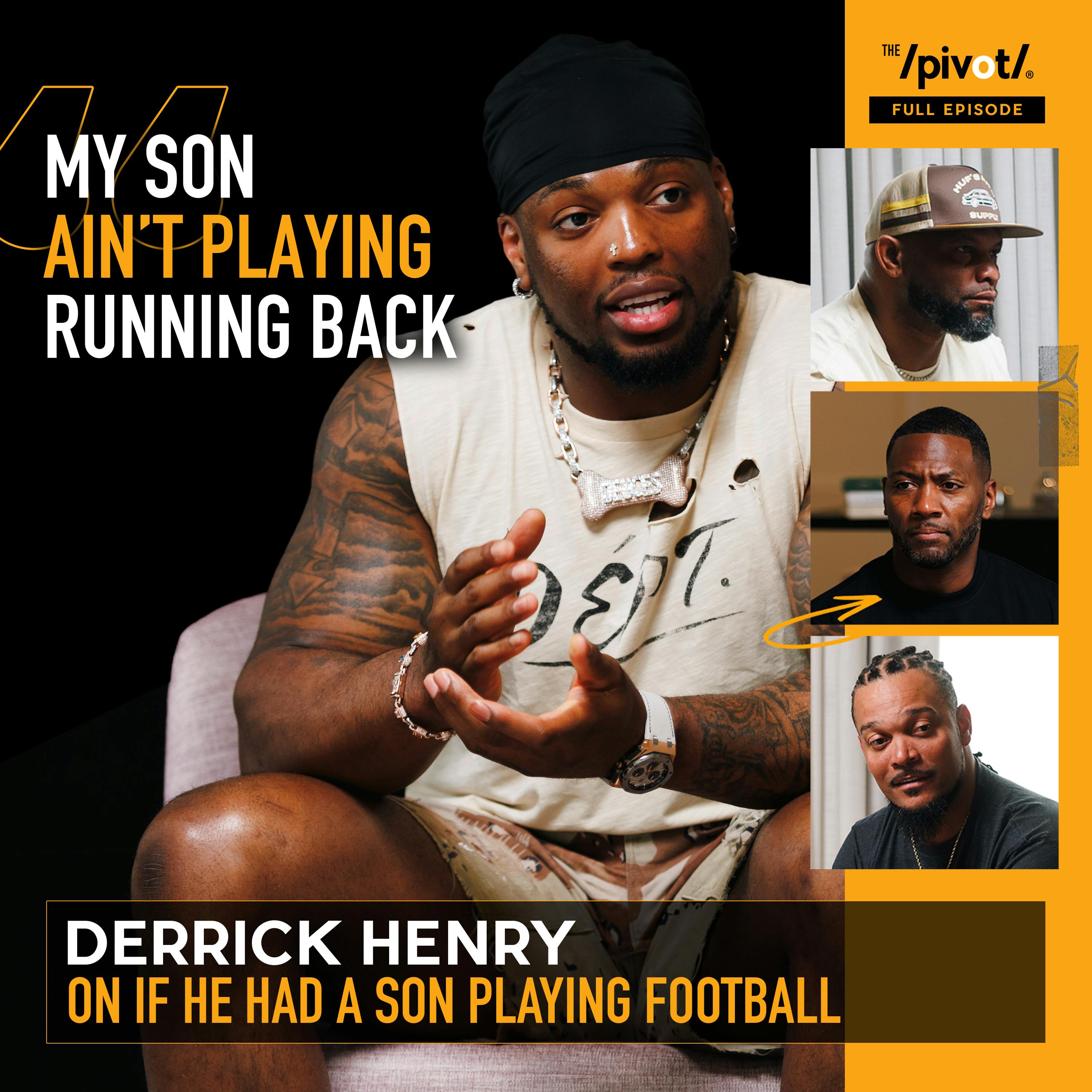 Derrick Henry on the future for running backs, Titans to Baltimore Ravens, what a Super Bowl win means for his legacy, playing with Lamar Jackson, meaning behind the color purple, best Alabama running