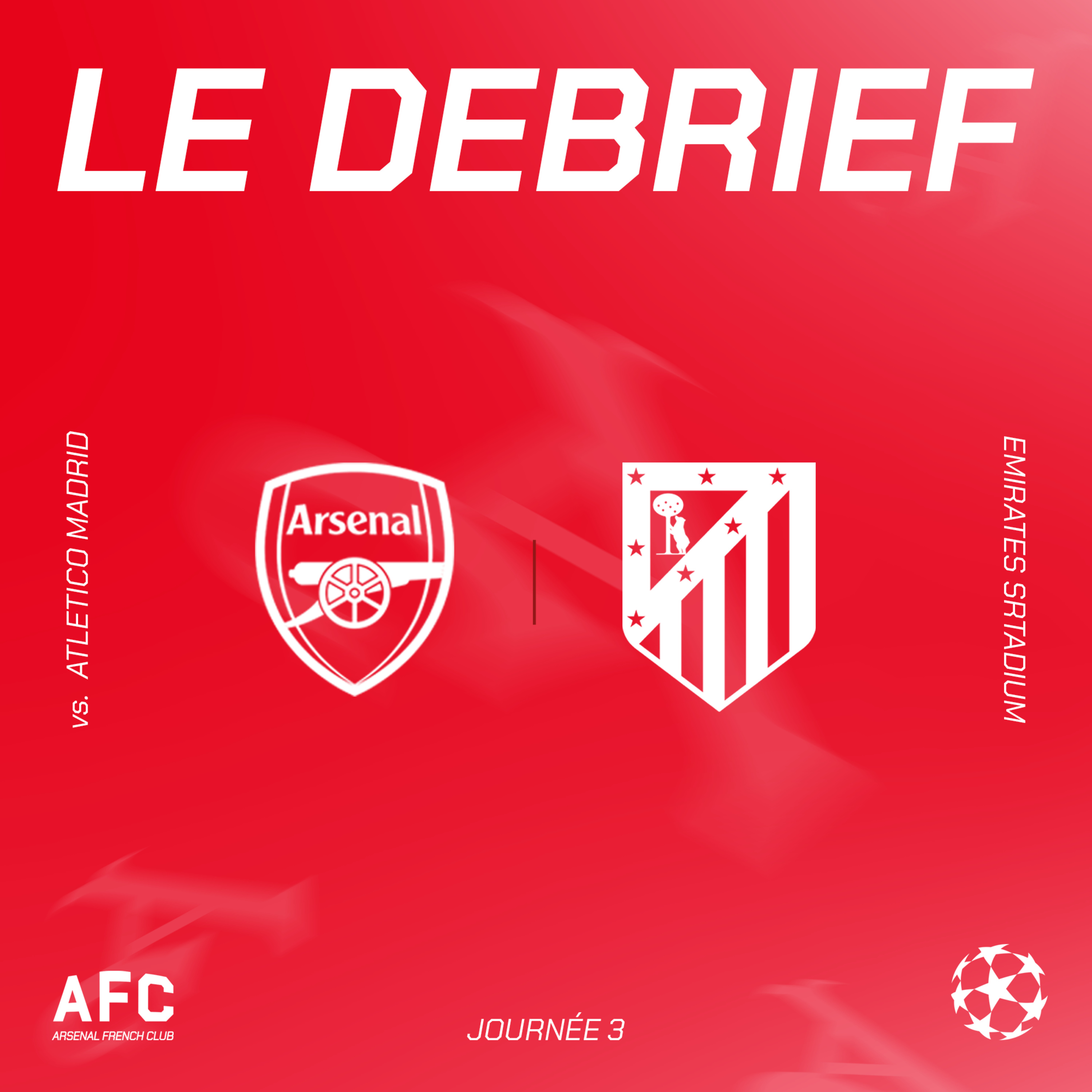 Le débrief : Arsenal vs Atletico Madrid