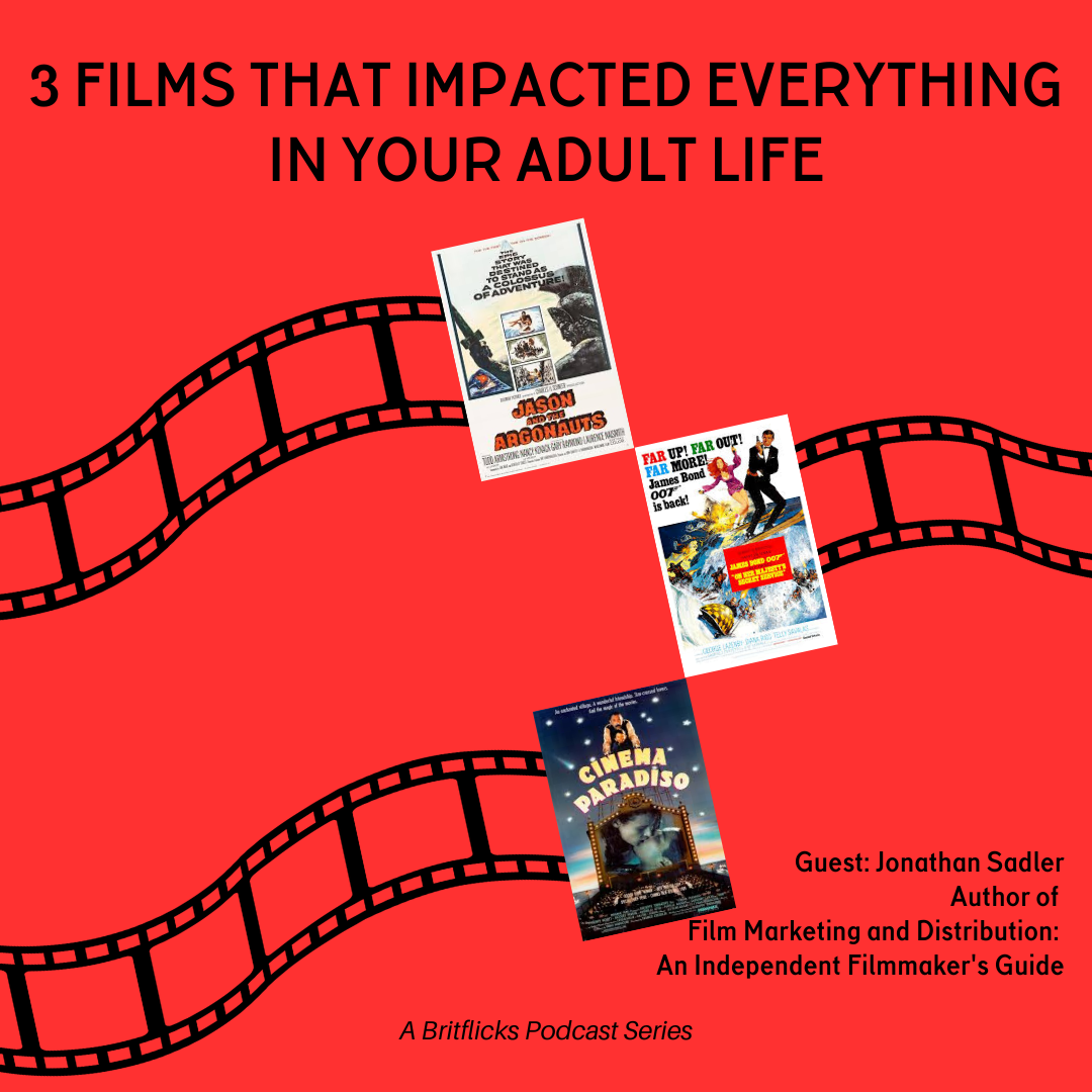Film marketing and distribution consultant Jonathan Sadler and Movies That Changed Your Life: Jason And The Argonauts, On Her Majesty's Secret Service, Cinema Paradiso